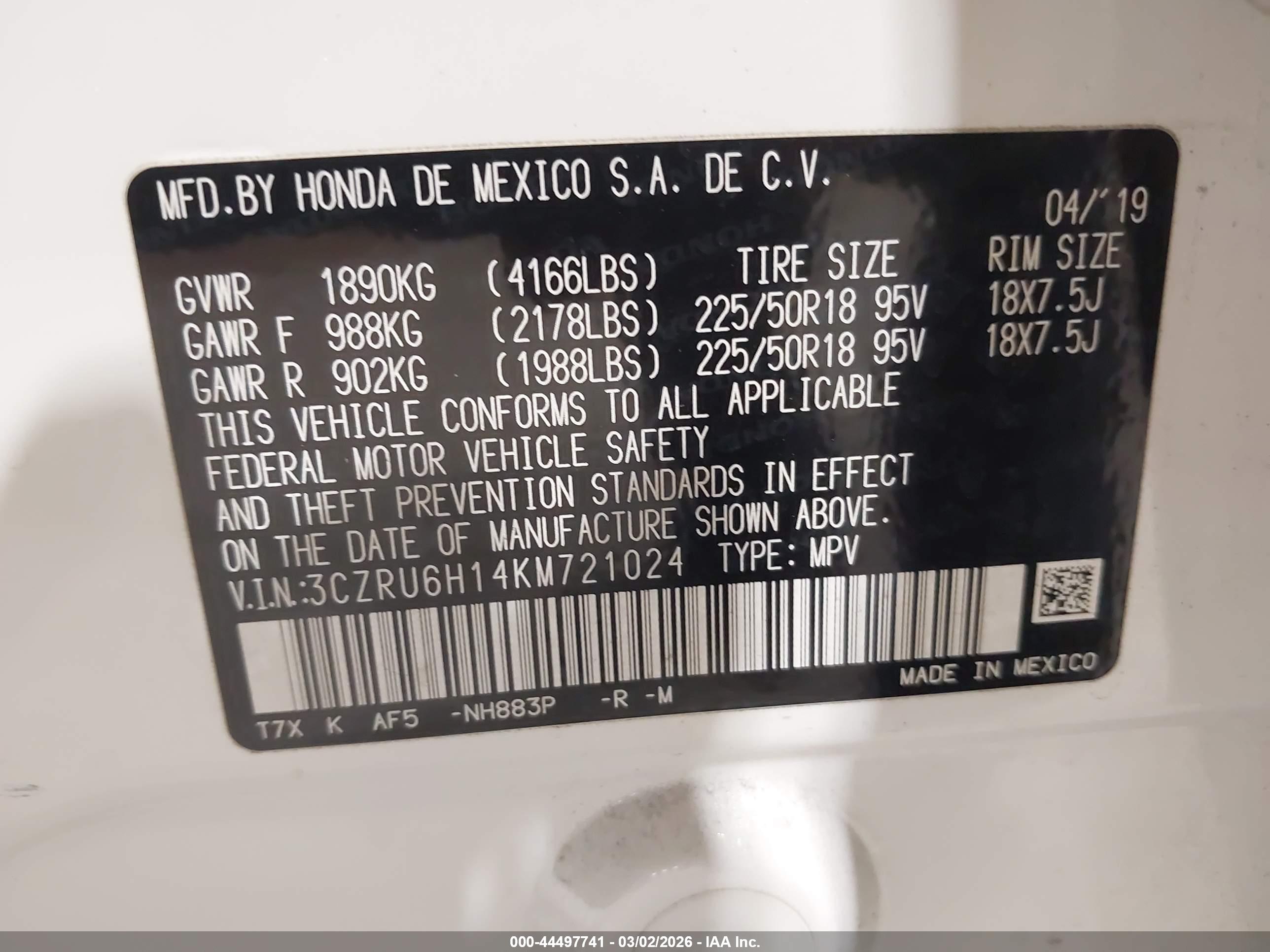 HONDA HR-V image 9