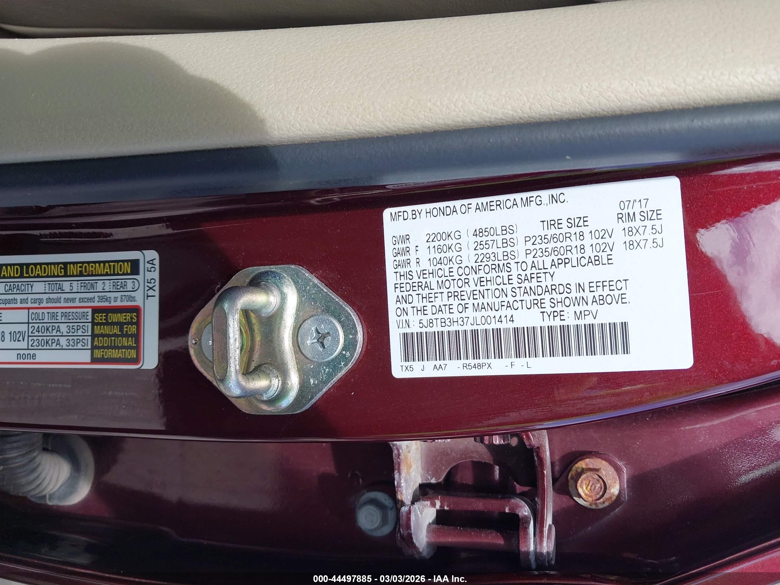 ACURA RDX image 9