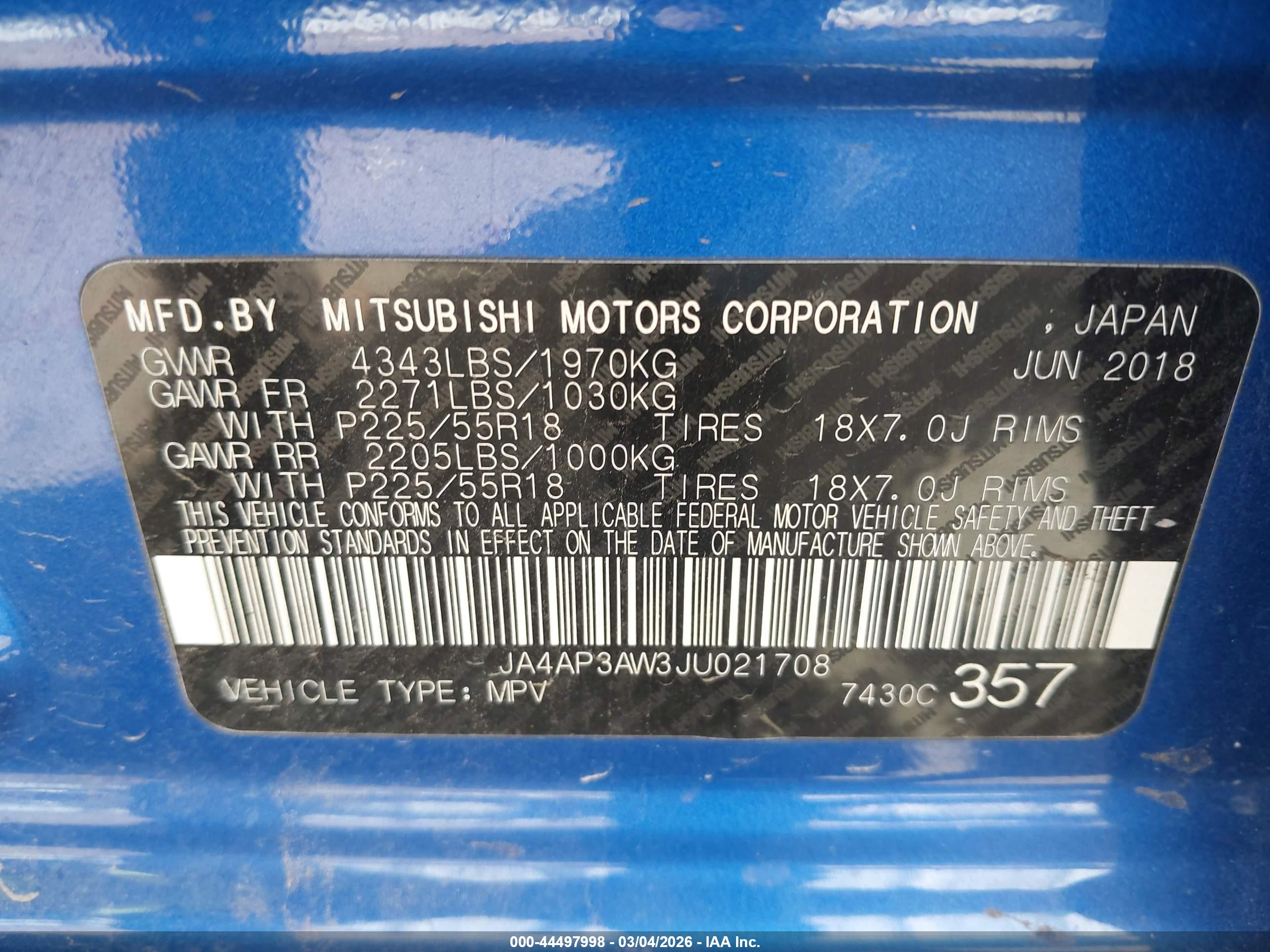MITSUBISHI OUTLANDER image 9