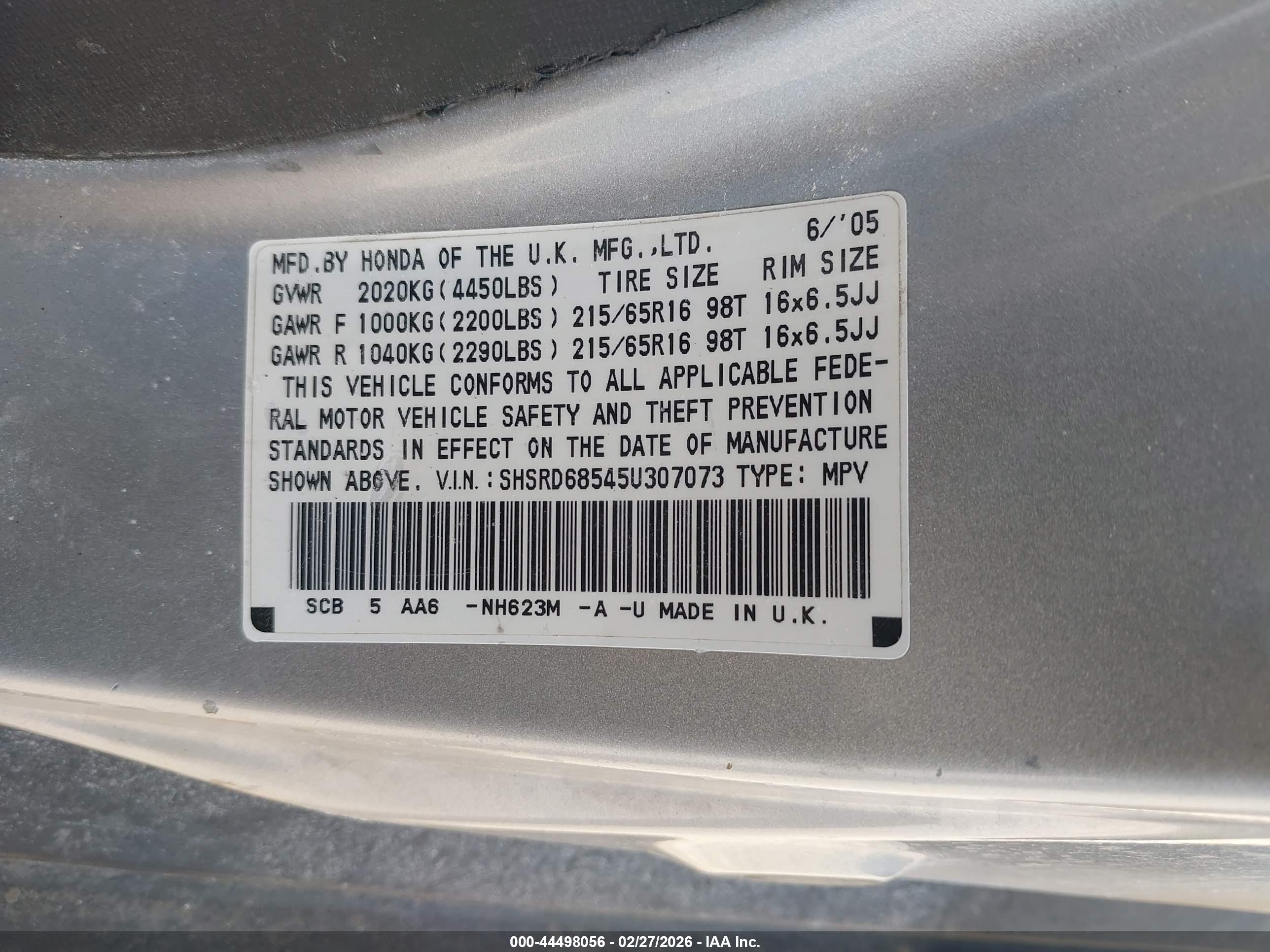 HONDA CR-V image 9