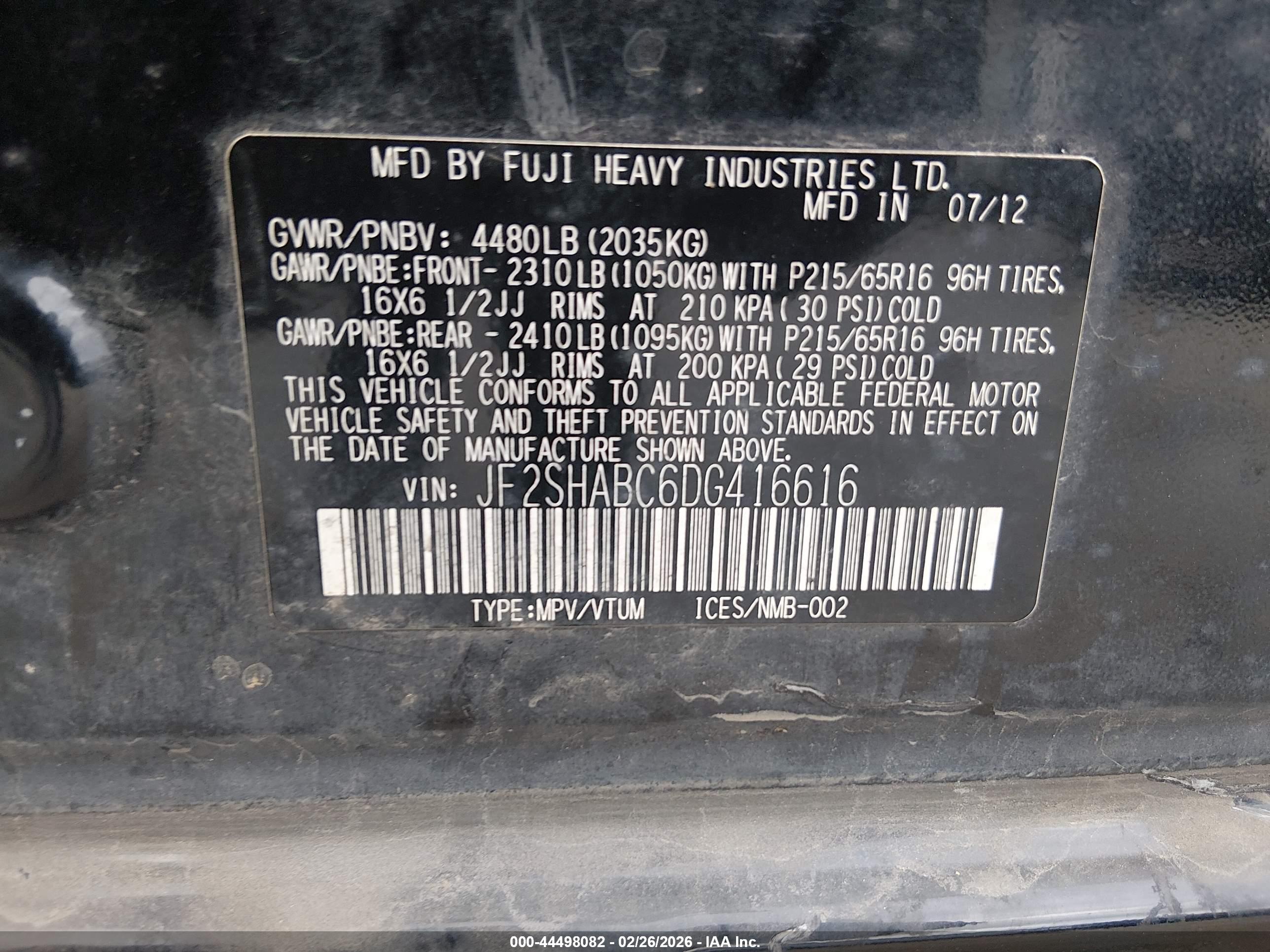SUBARU FORESTER image 9