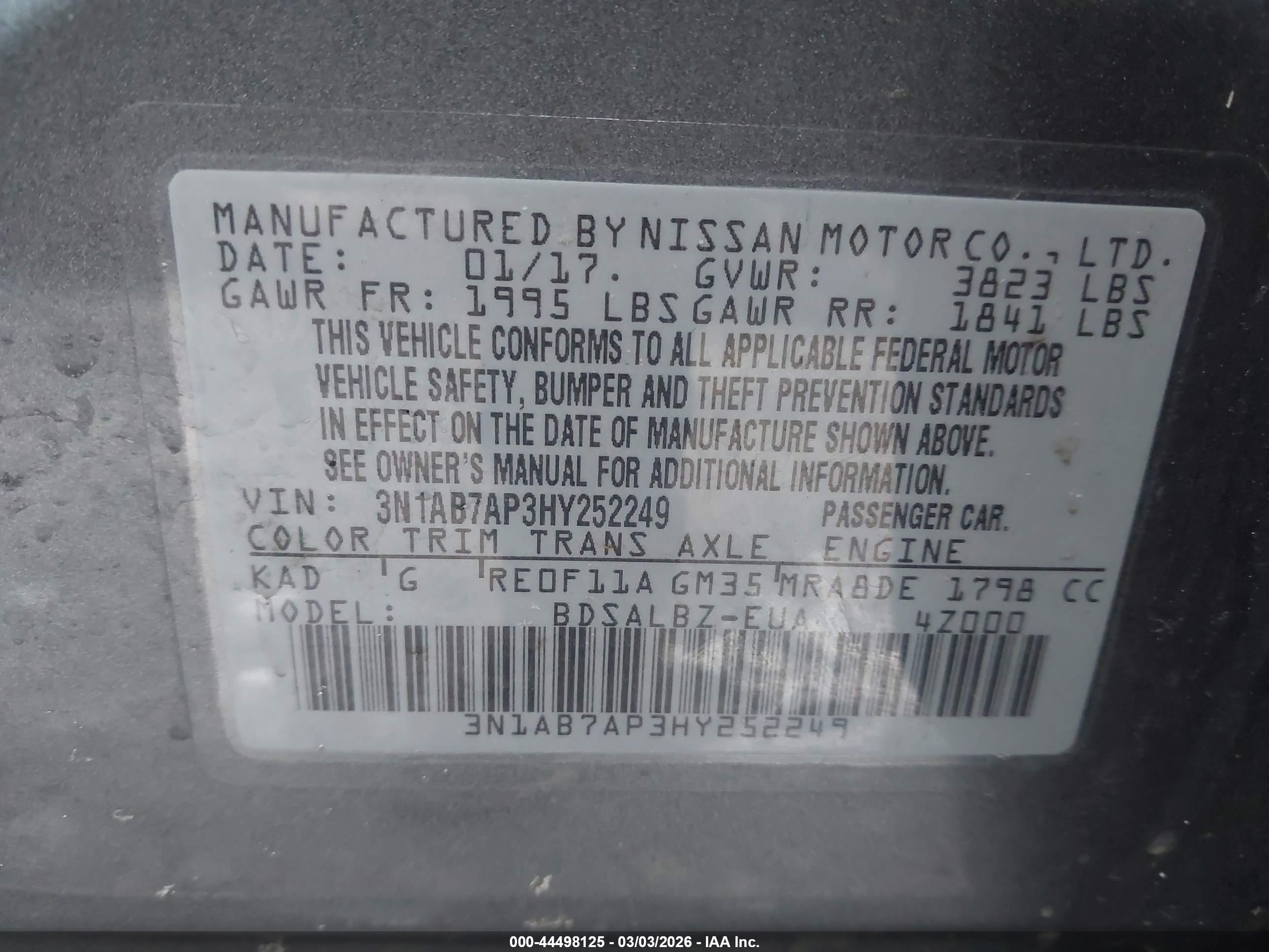 NISSAN SENTRA image 9