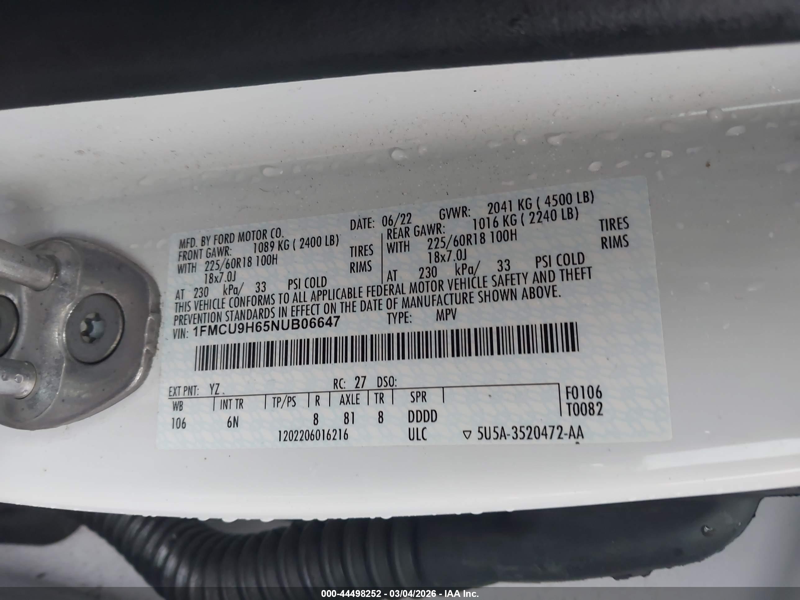 FORD ESCAPE image 9