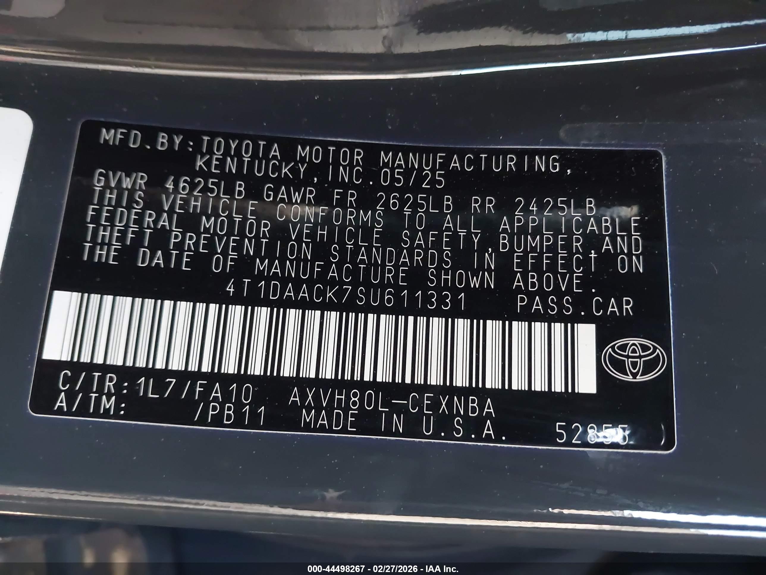 TOYOTA CAMRY image 9