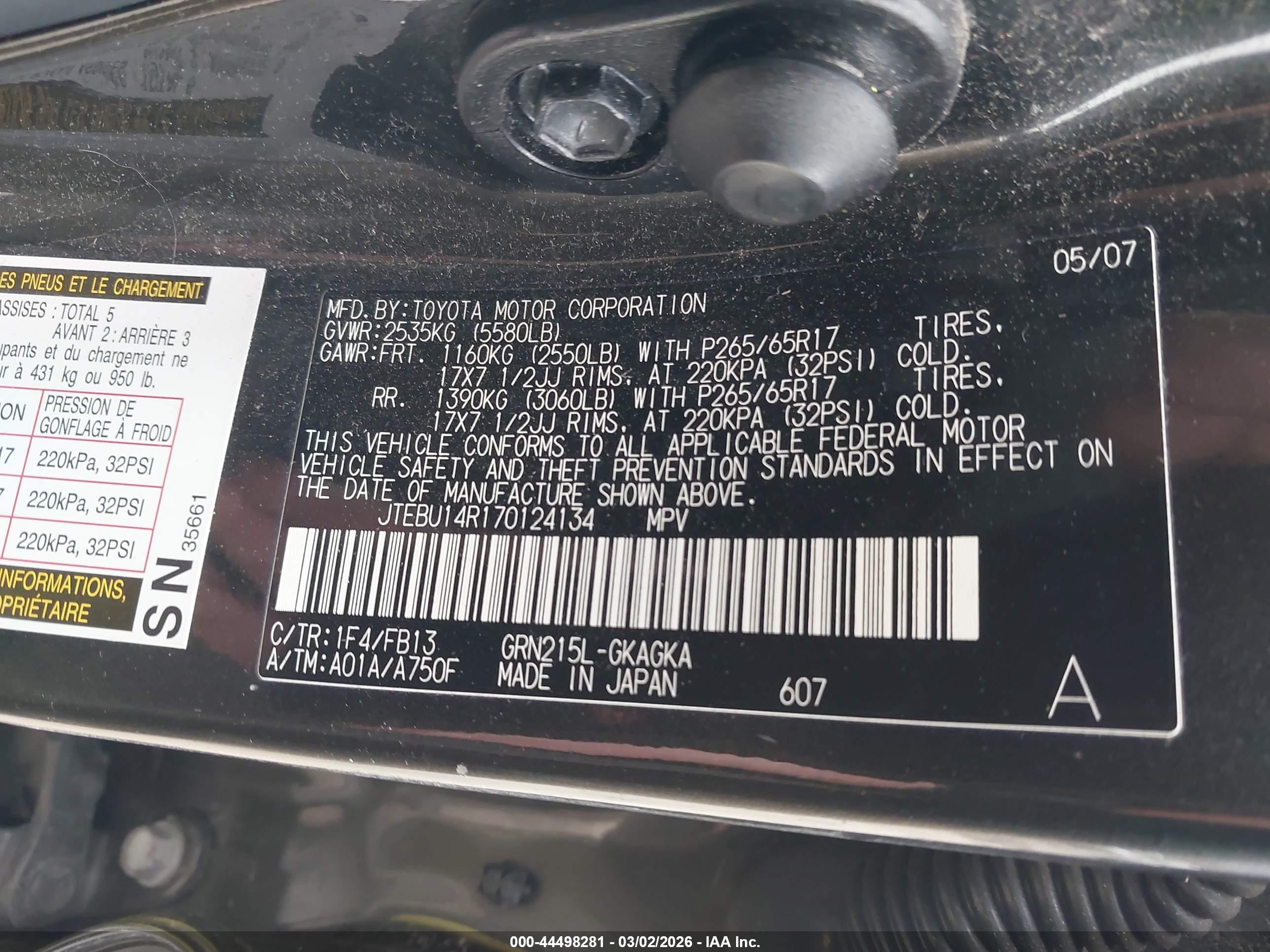 TOYOTA 4RUNNER image 9