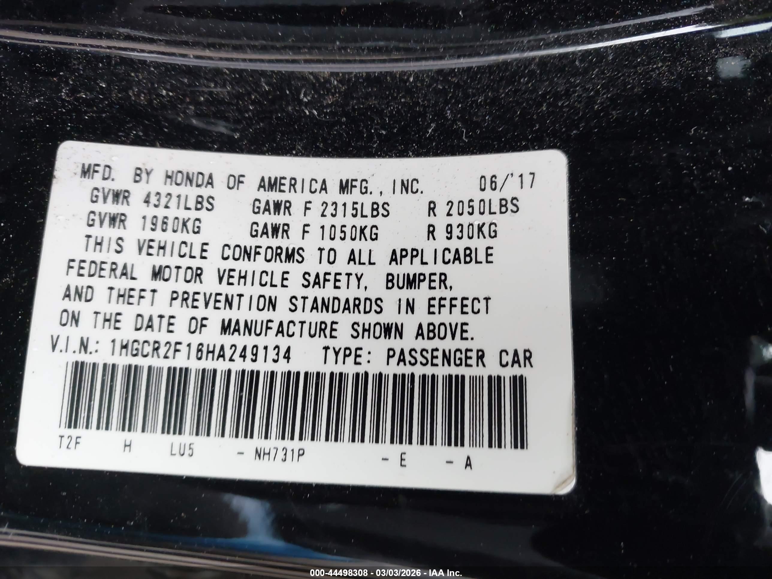HONDA ACCORD image 9