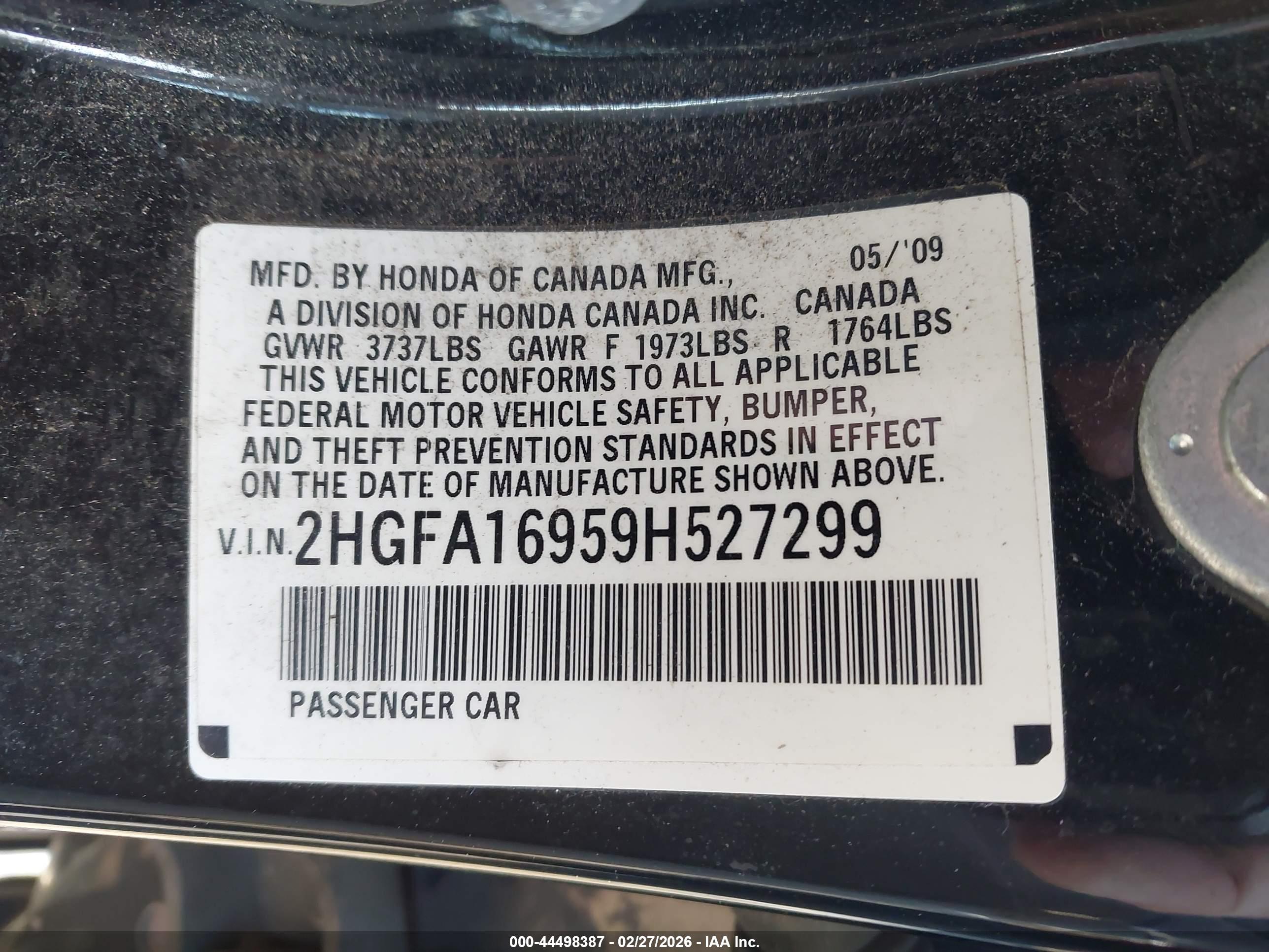 HONDA CIVIC image 9