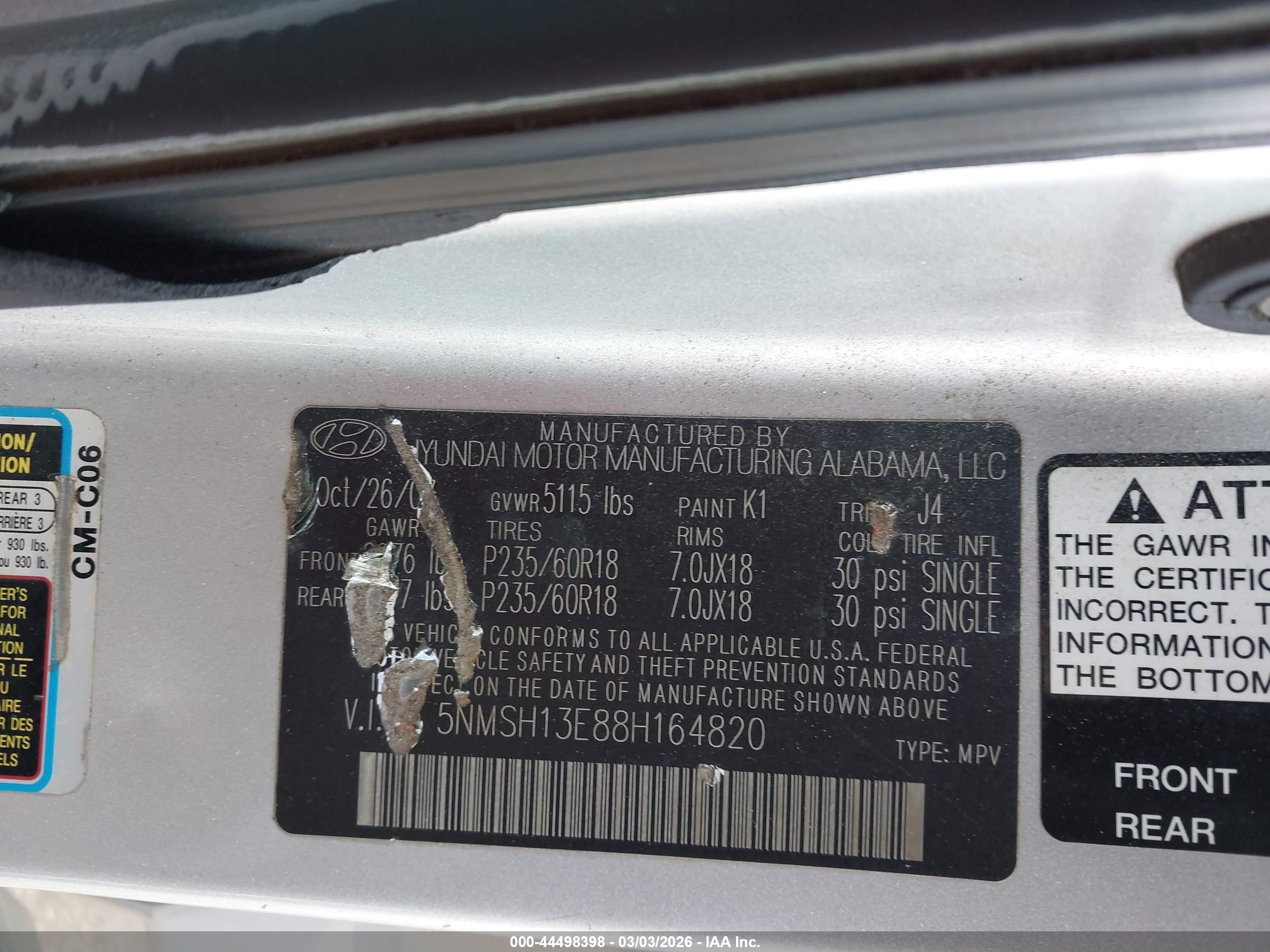 HYUNDAI SANTA image 9