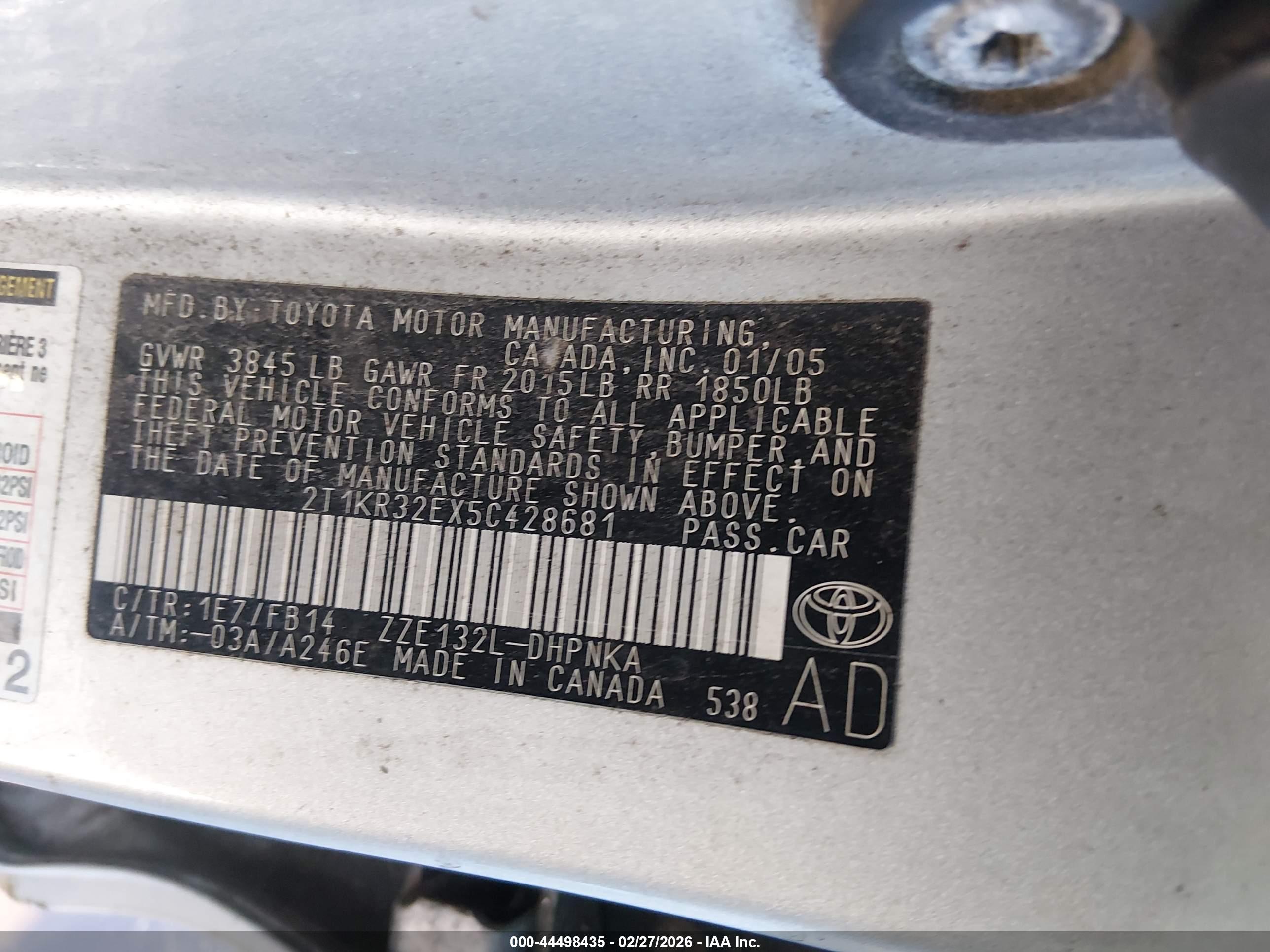 TOYOTA MATRIX image 9