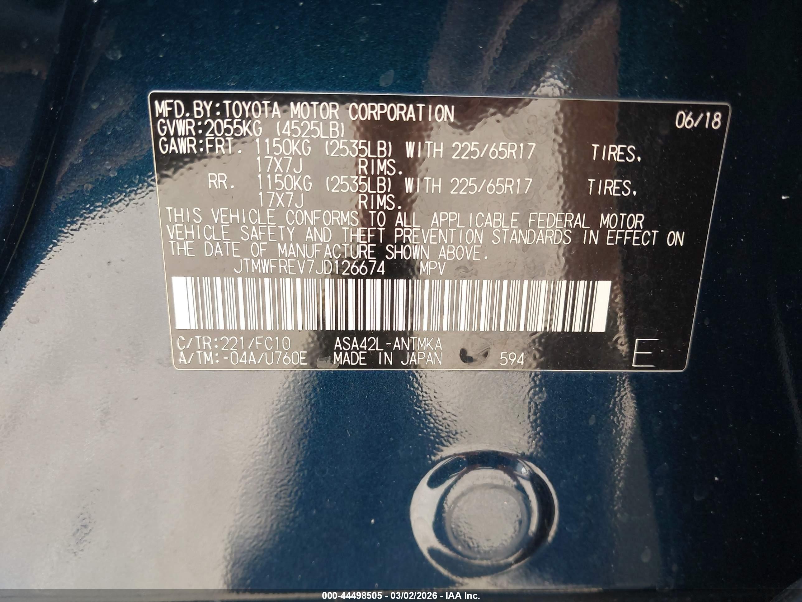 TOYOTA RAV4 image 9