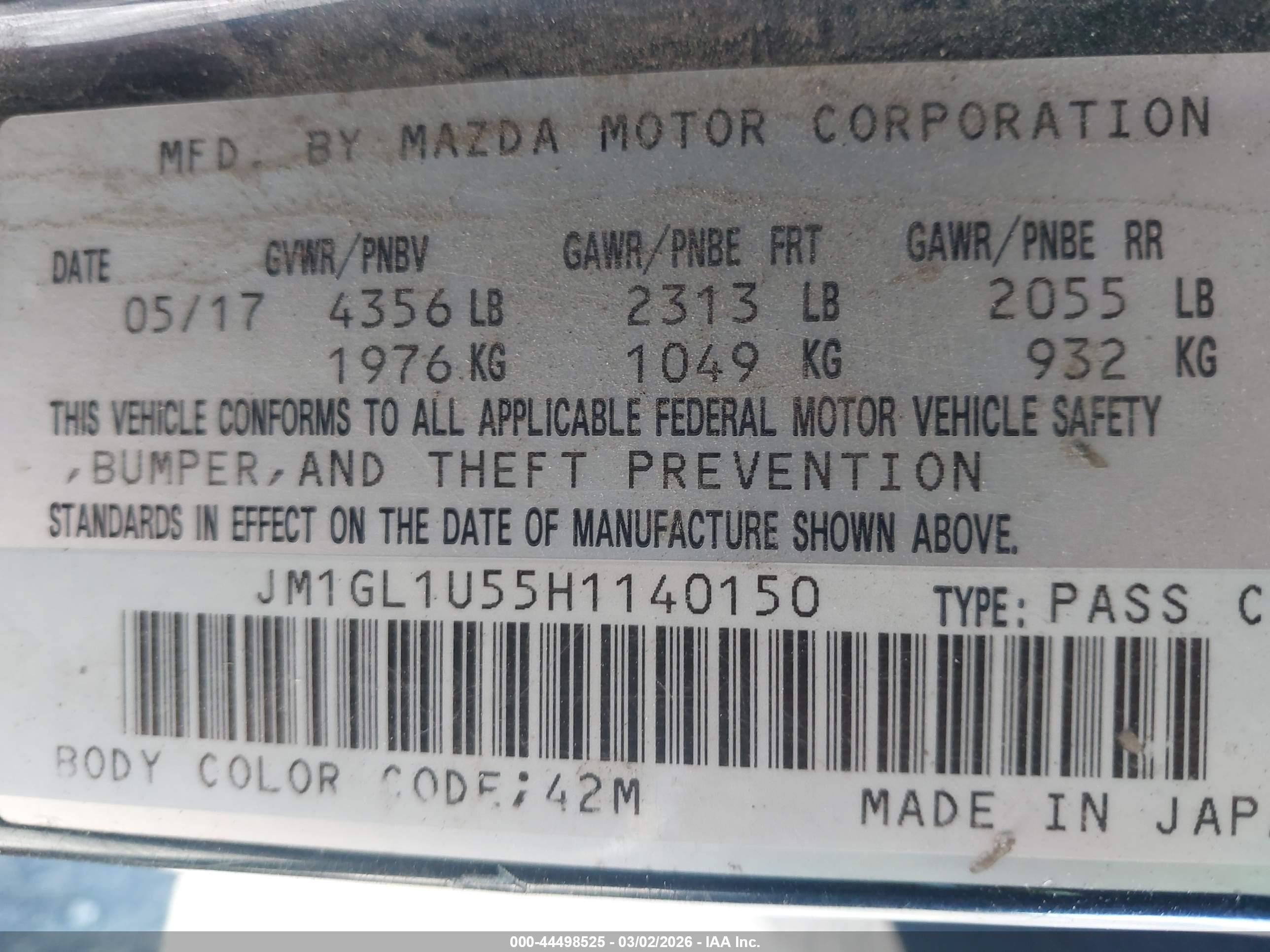 MAZDA MAZDA6 image 9