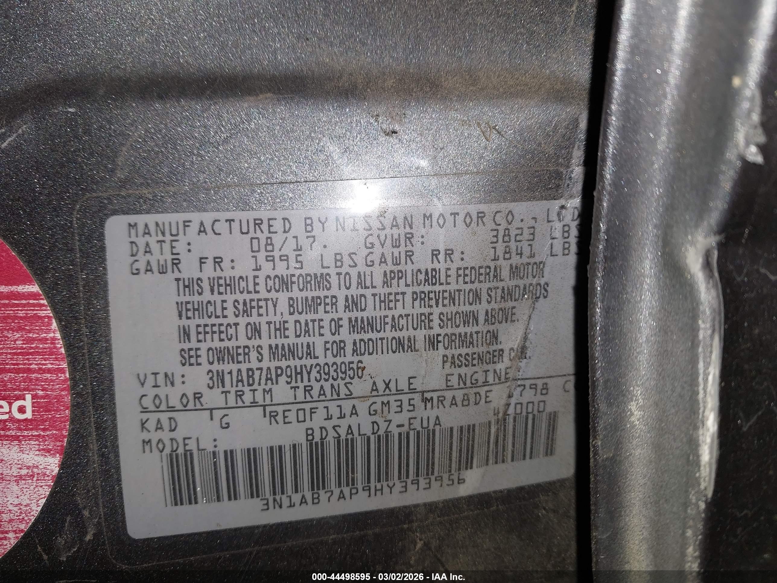 NISSAN SENTRA image 9