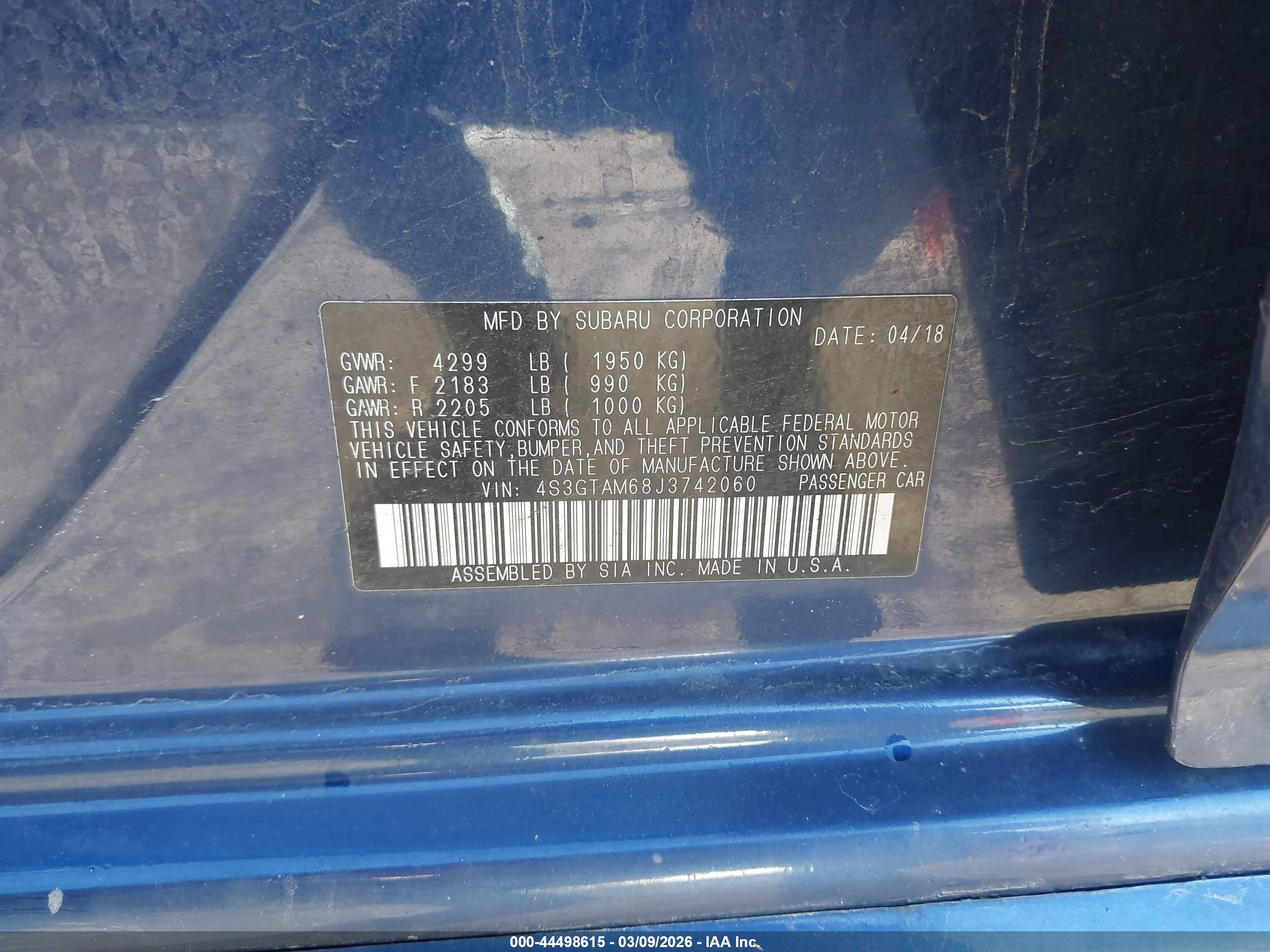 SUBARU IMPREZA image 9