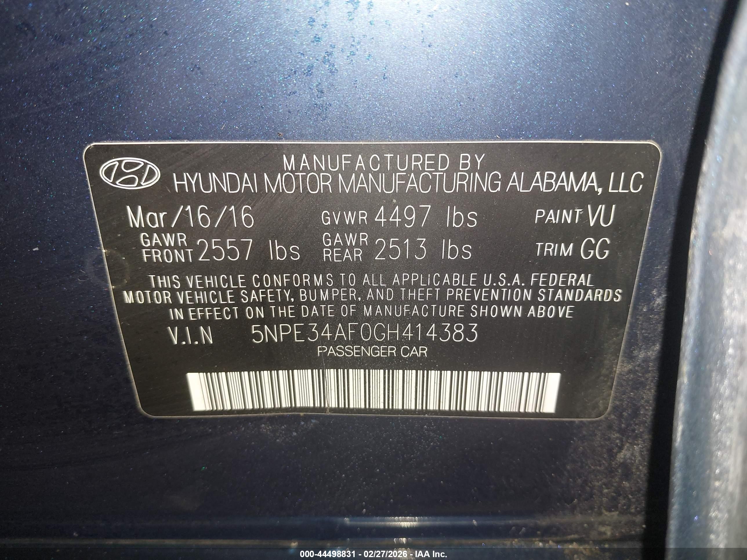 HYUNDAI SONATA image 9