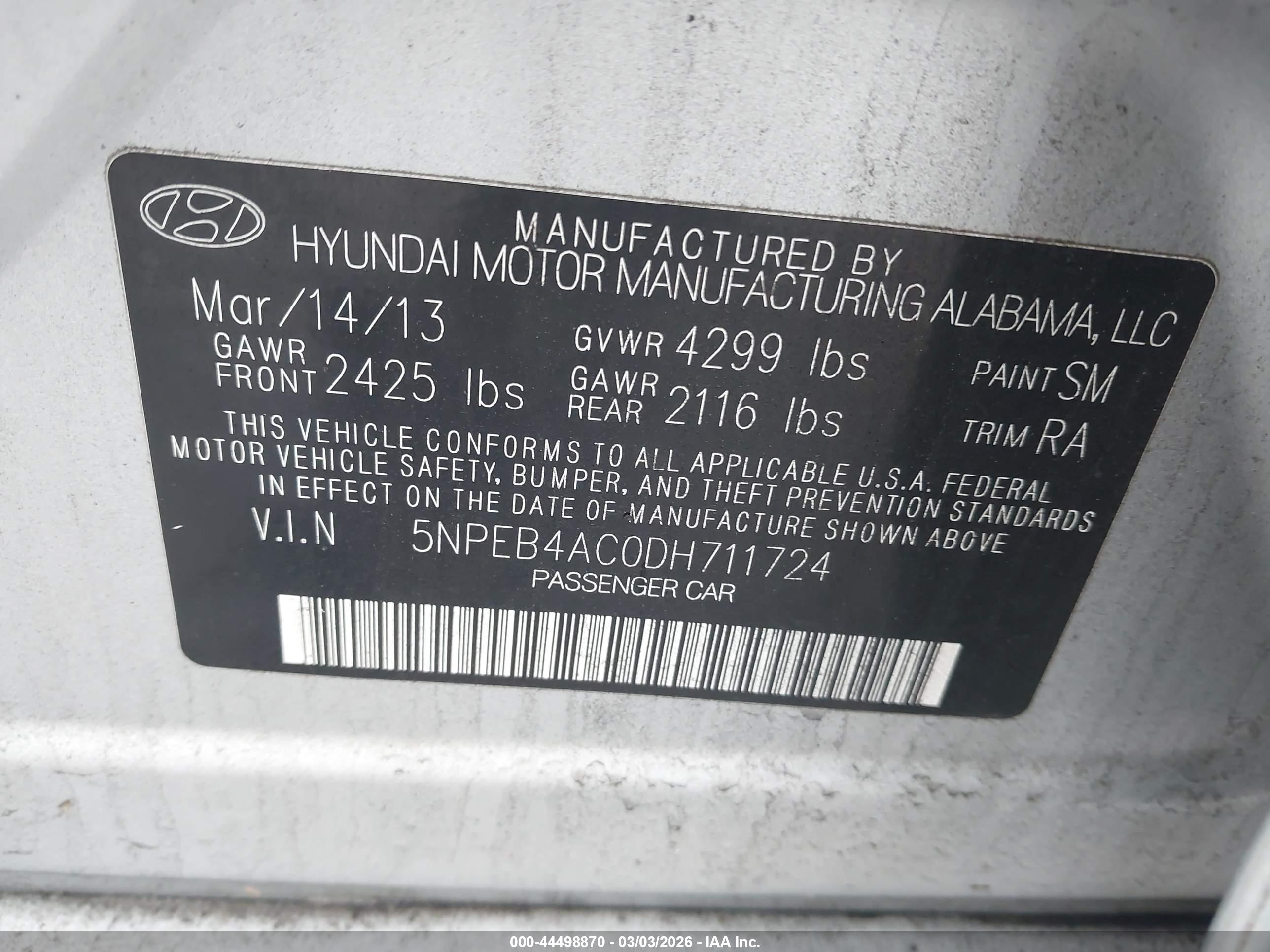 HYUNDAI SONATA image 9