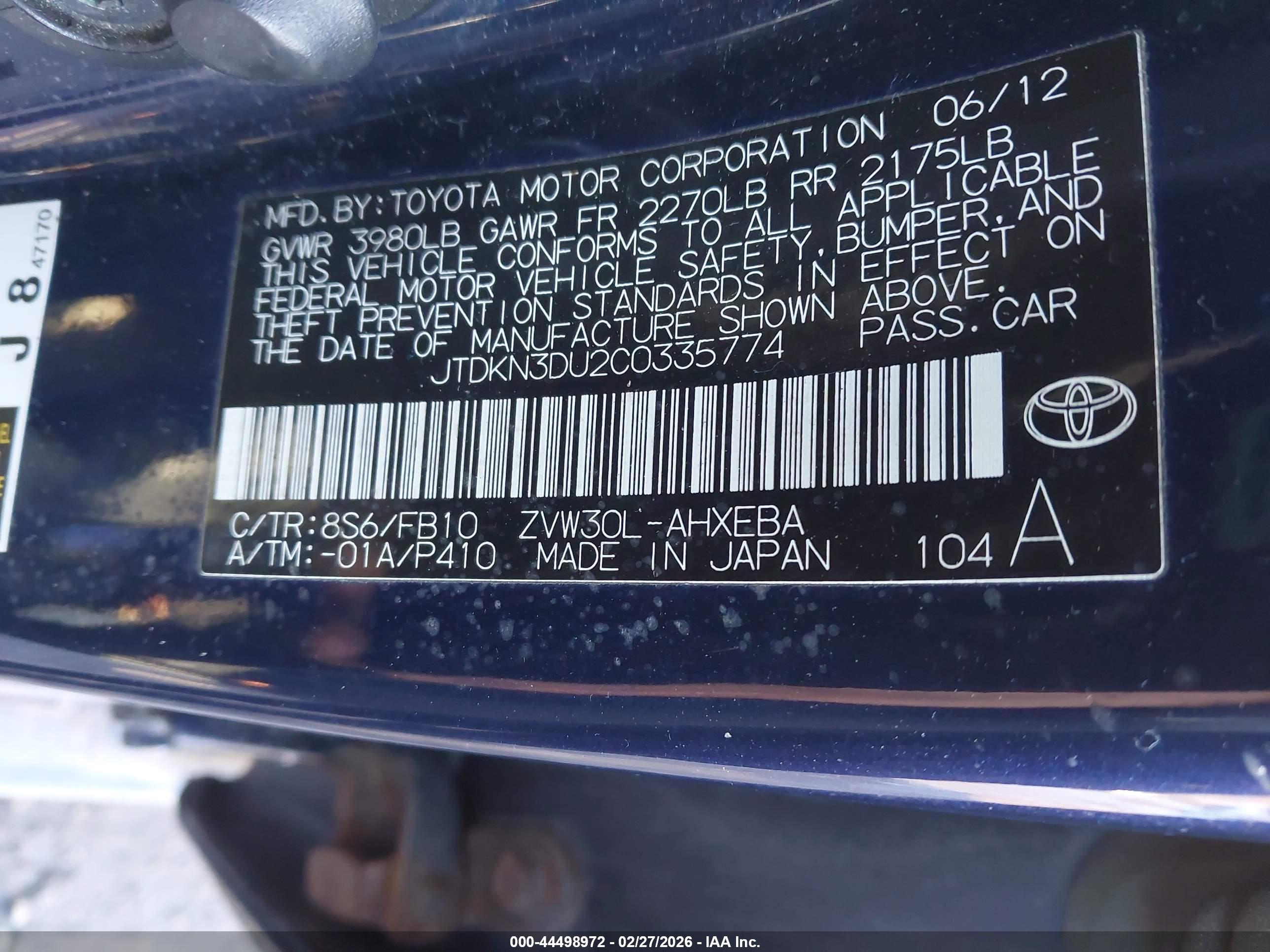 TOYOTA PRIUS image 9