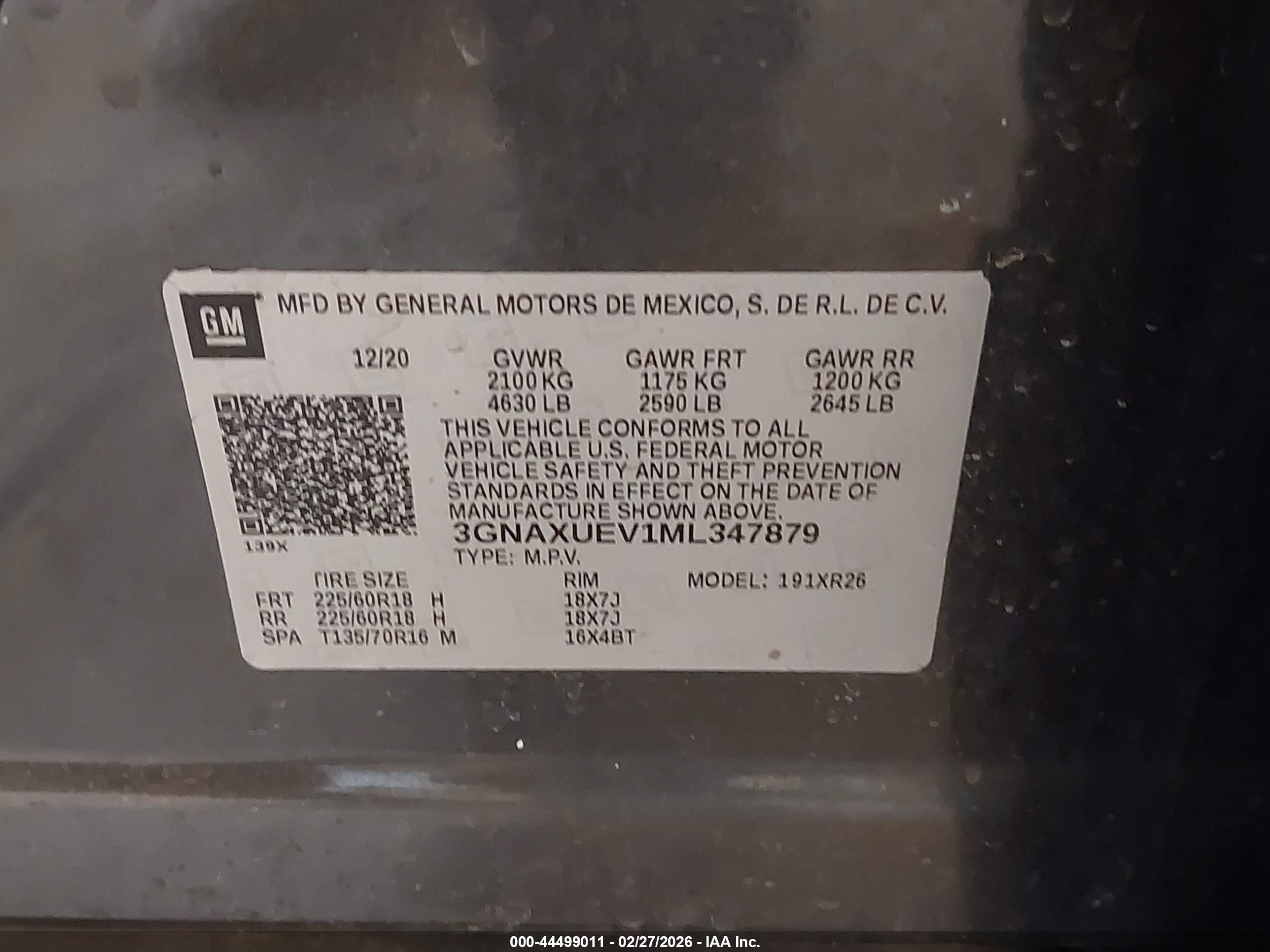CHEVROLET EQUINOX image 9