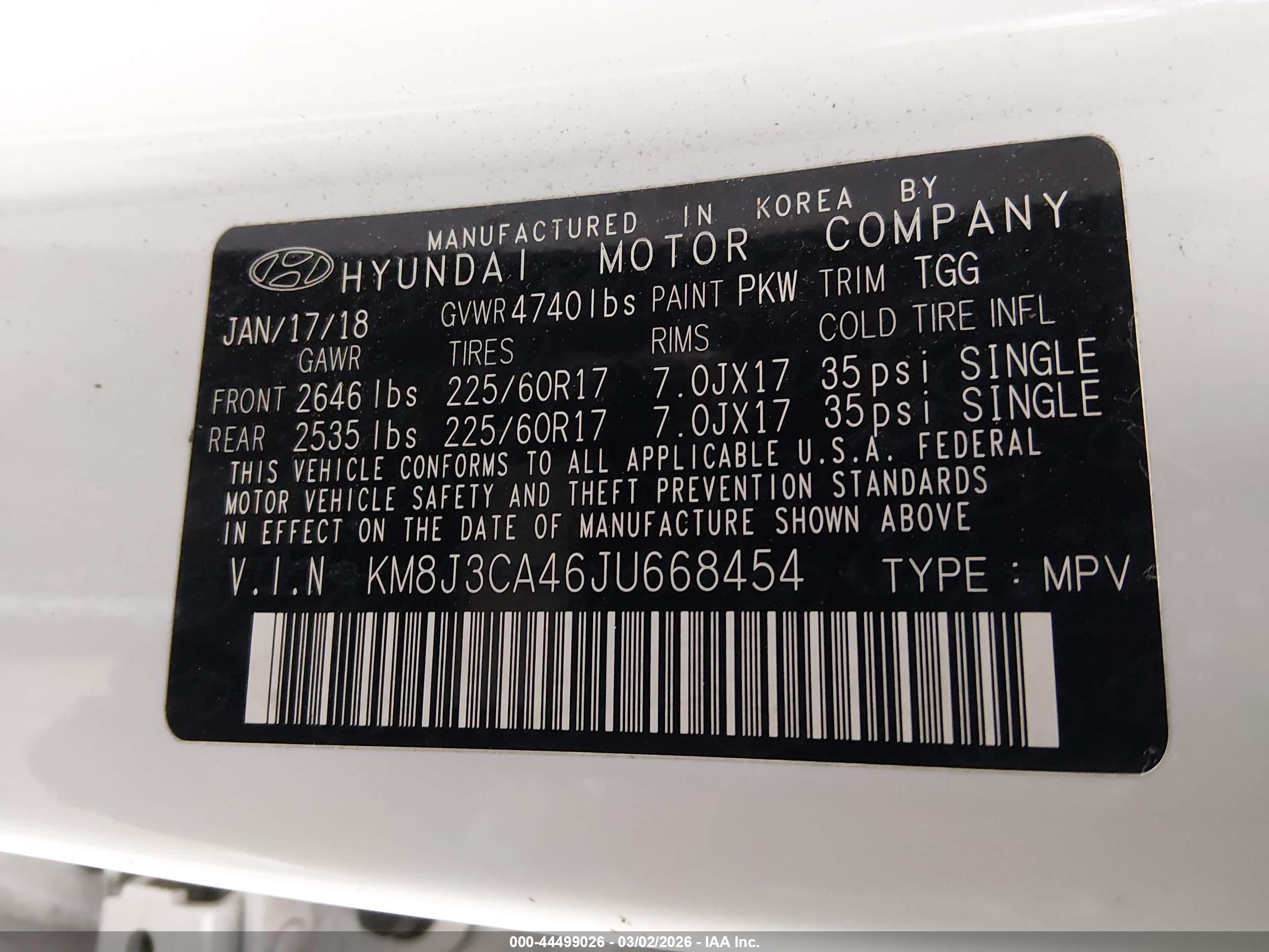 HYUNDAI TUCSON image 9
