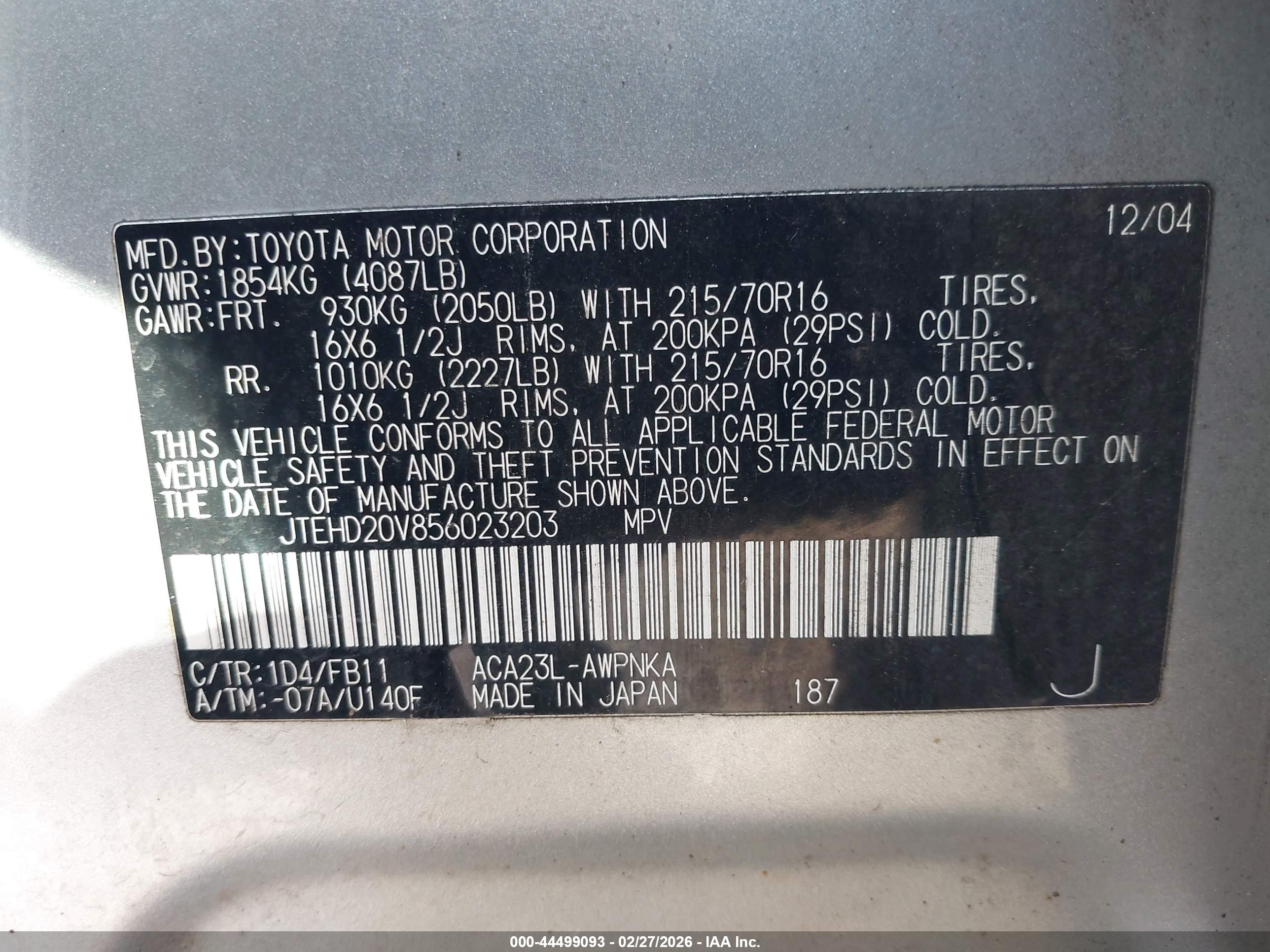 TOYOTA RAV4 image 9
