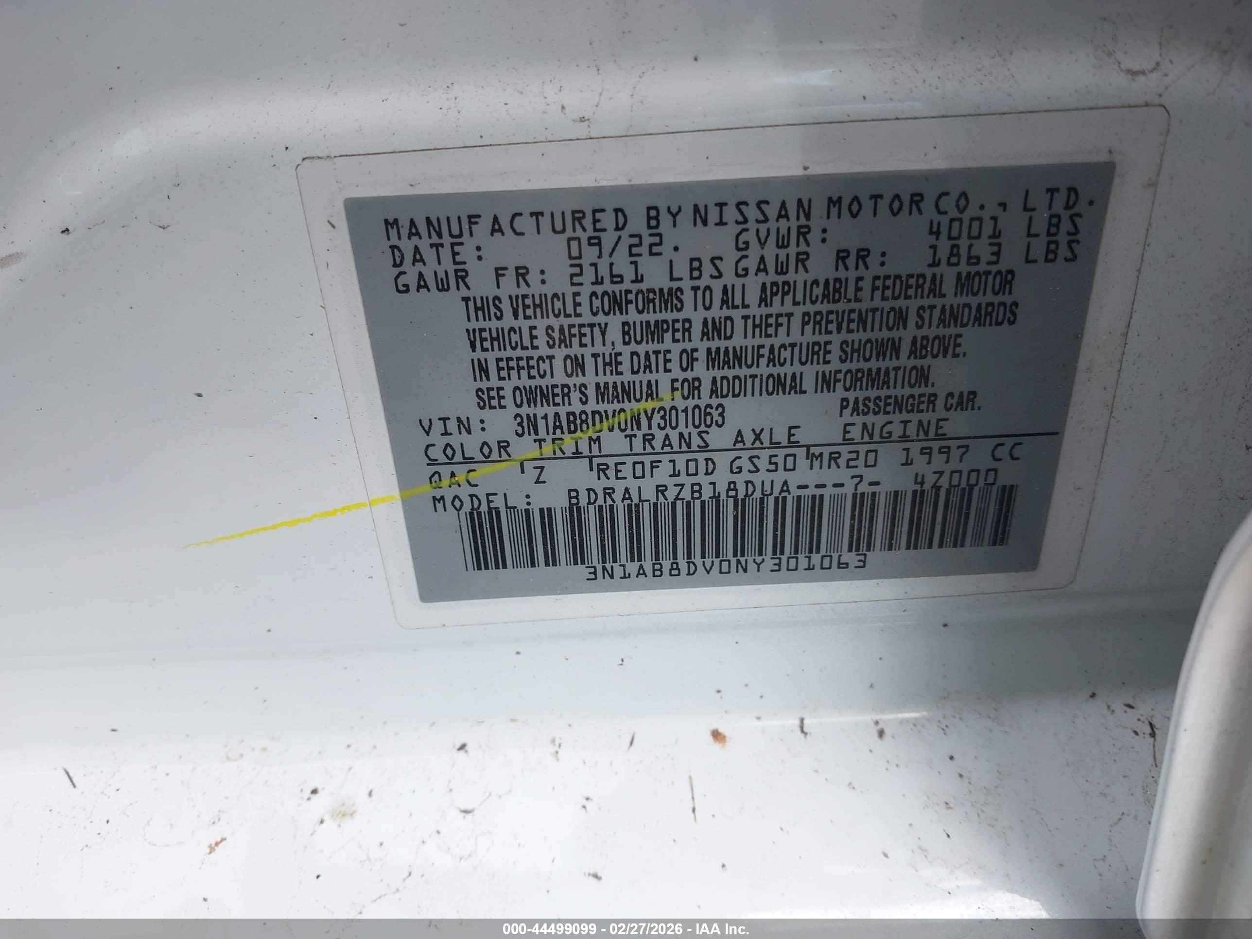 NISSAN SENTRA image 9