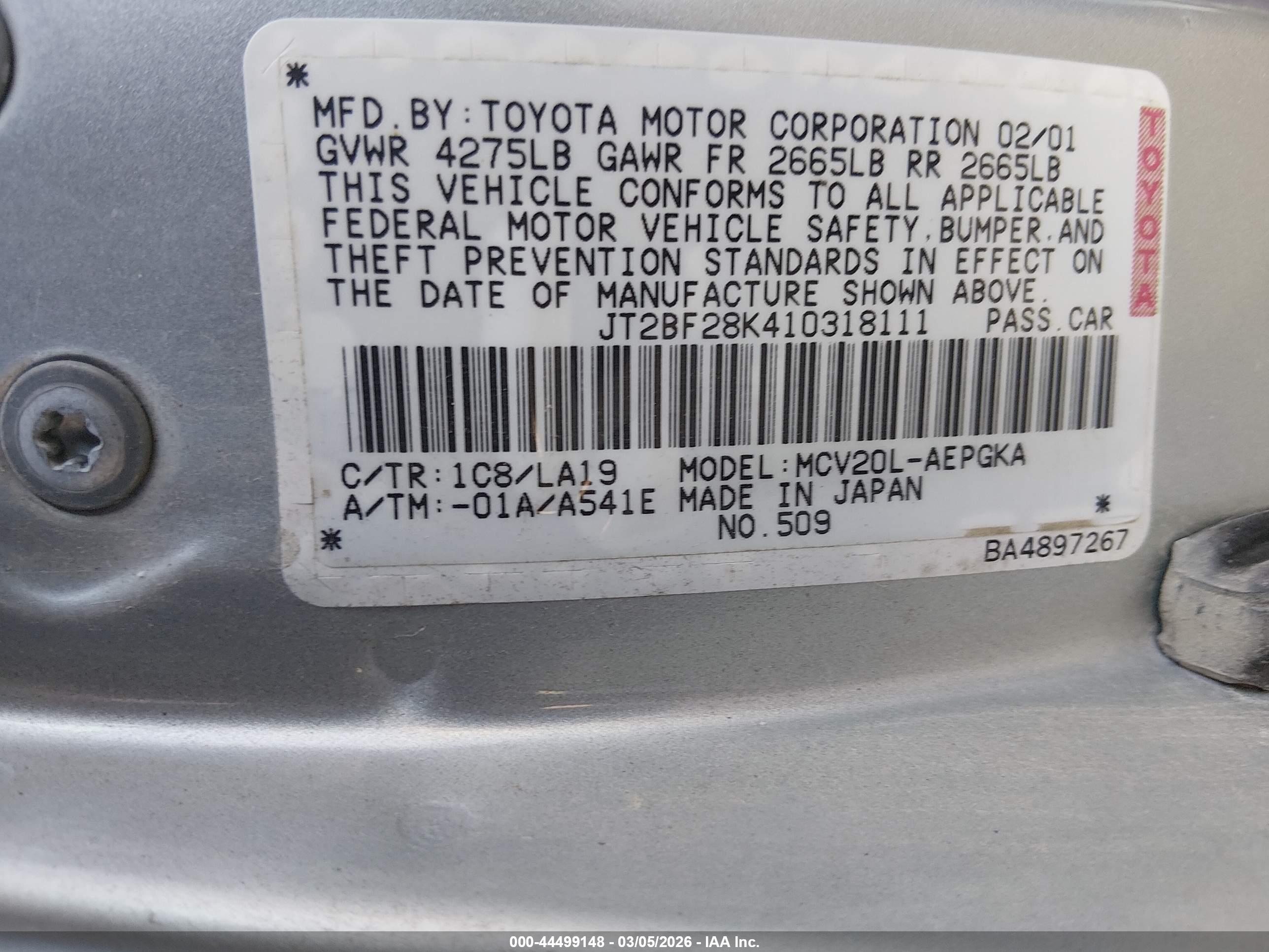TOYOTA CAMRY image 9
