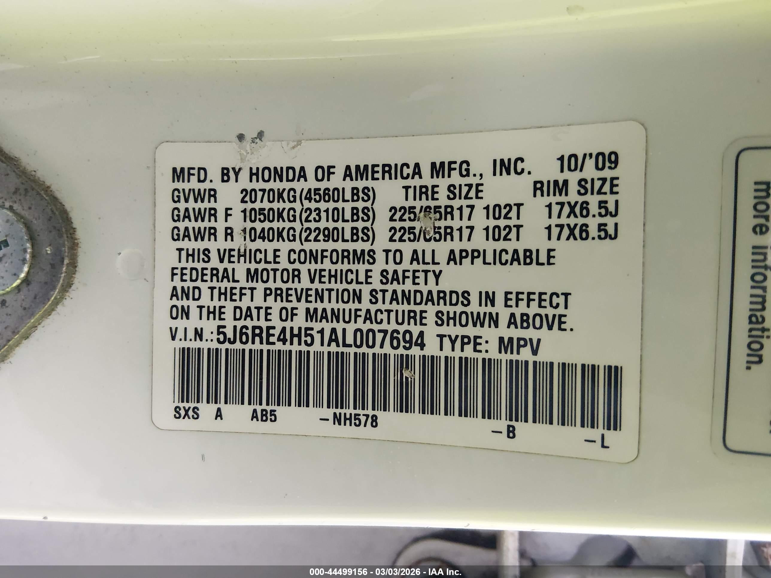HONDA CR-V image 9