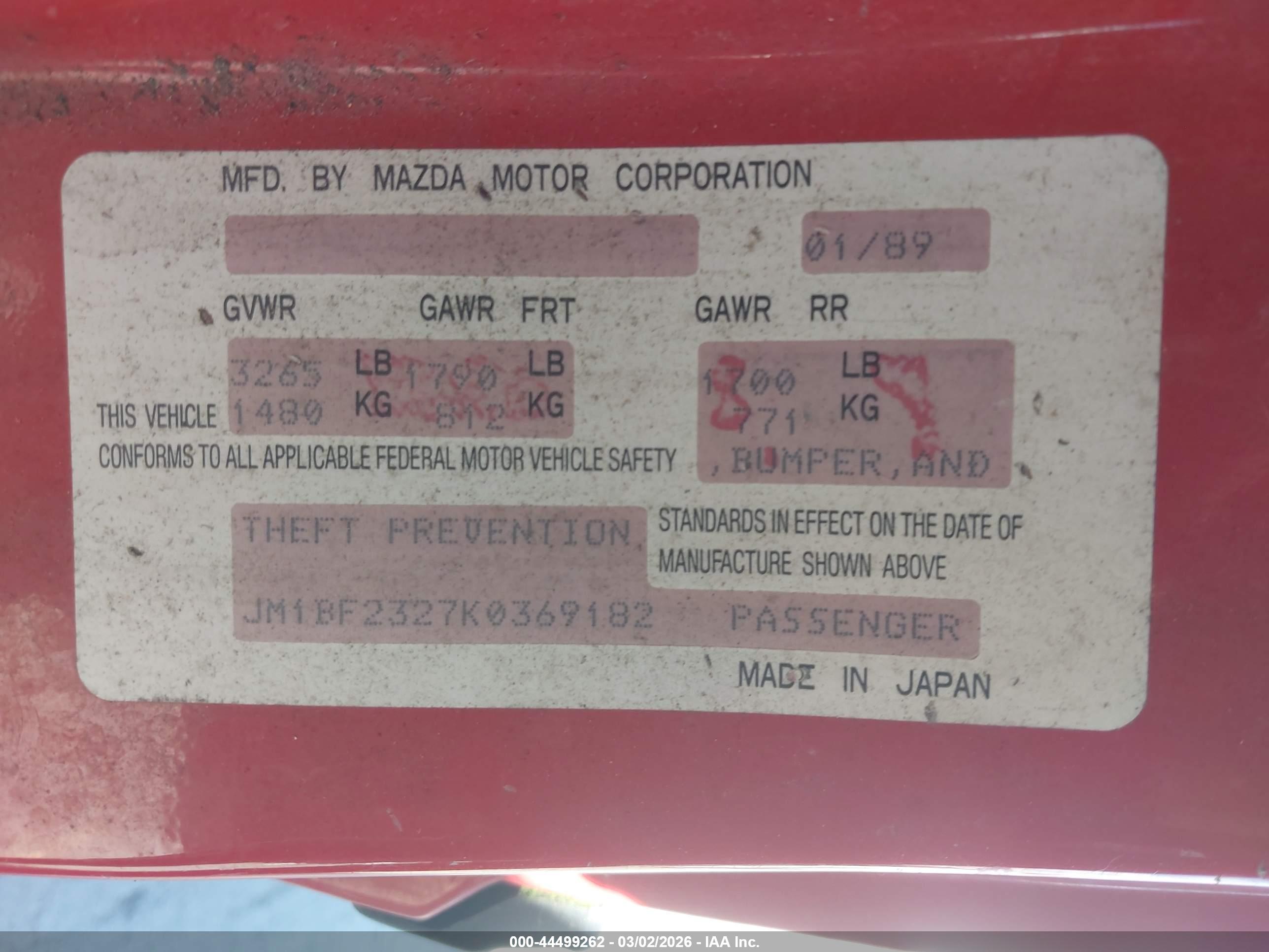 MAZDA 323 image 9