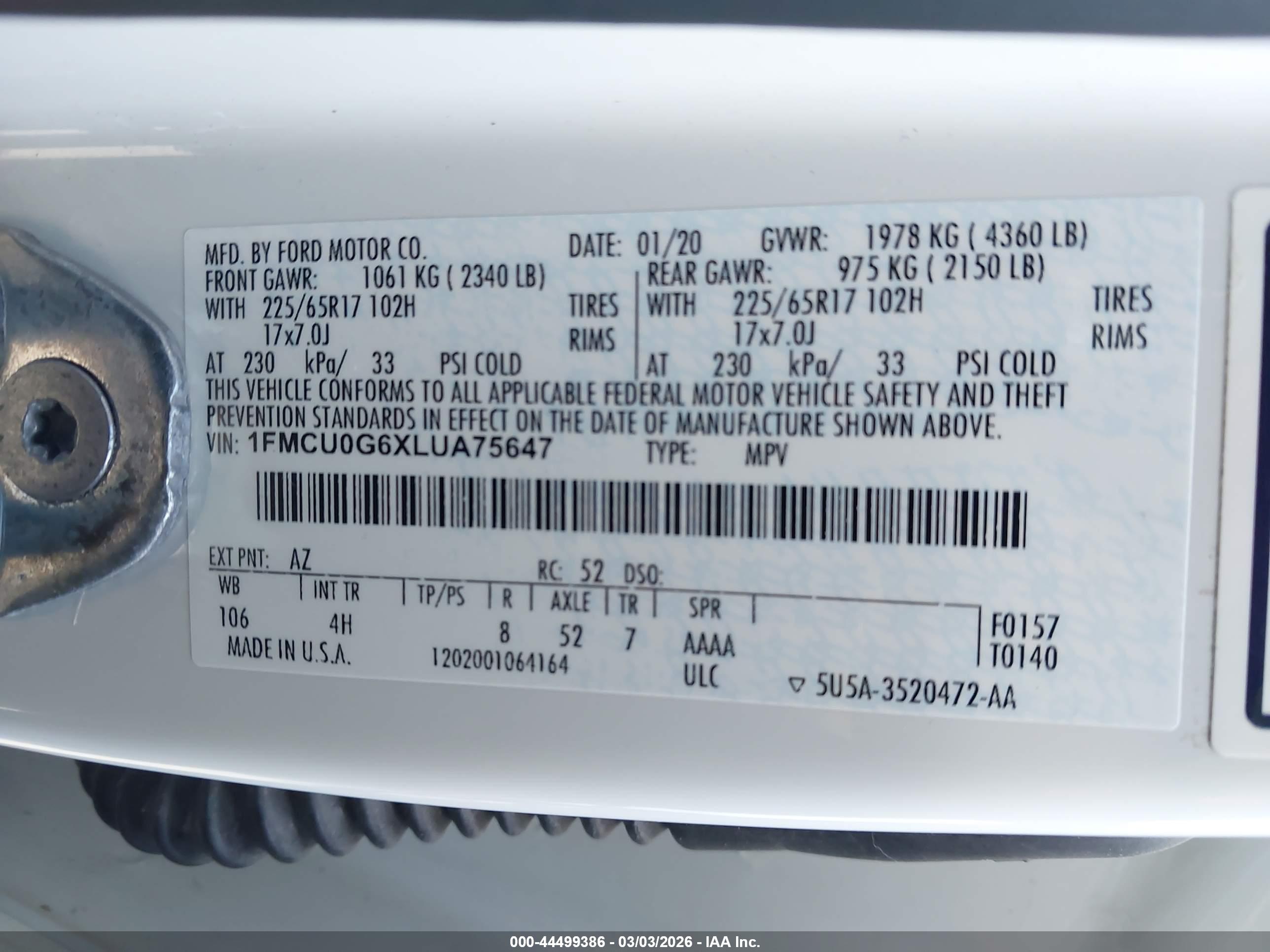 FORD ESCAPE image 9