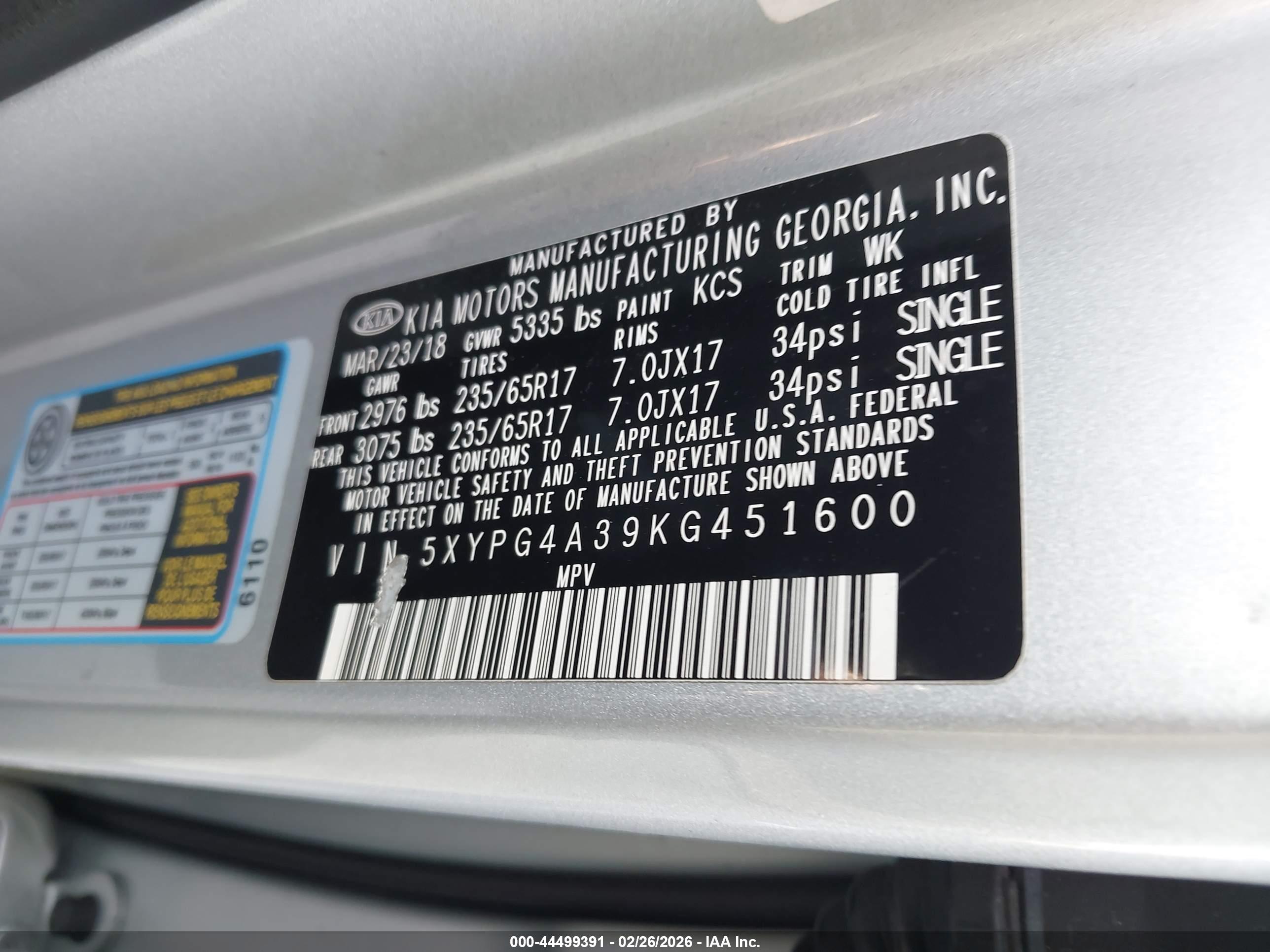 KIA SORENTO image 9