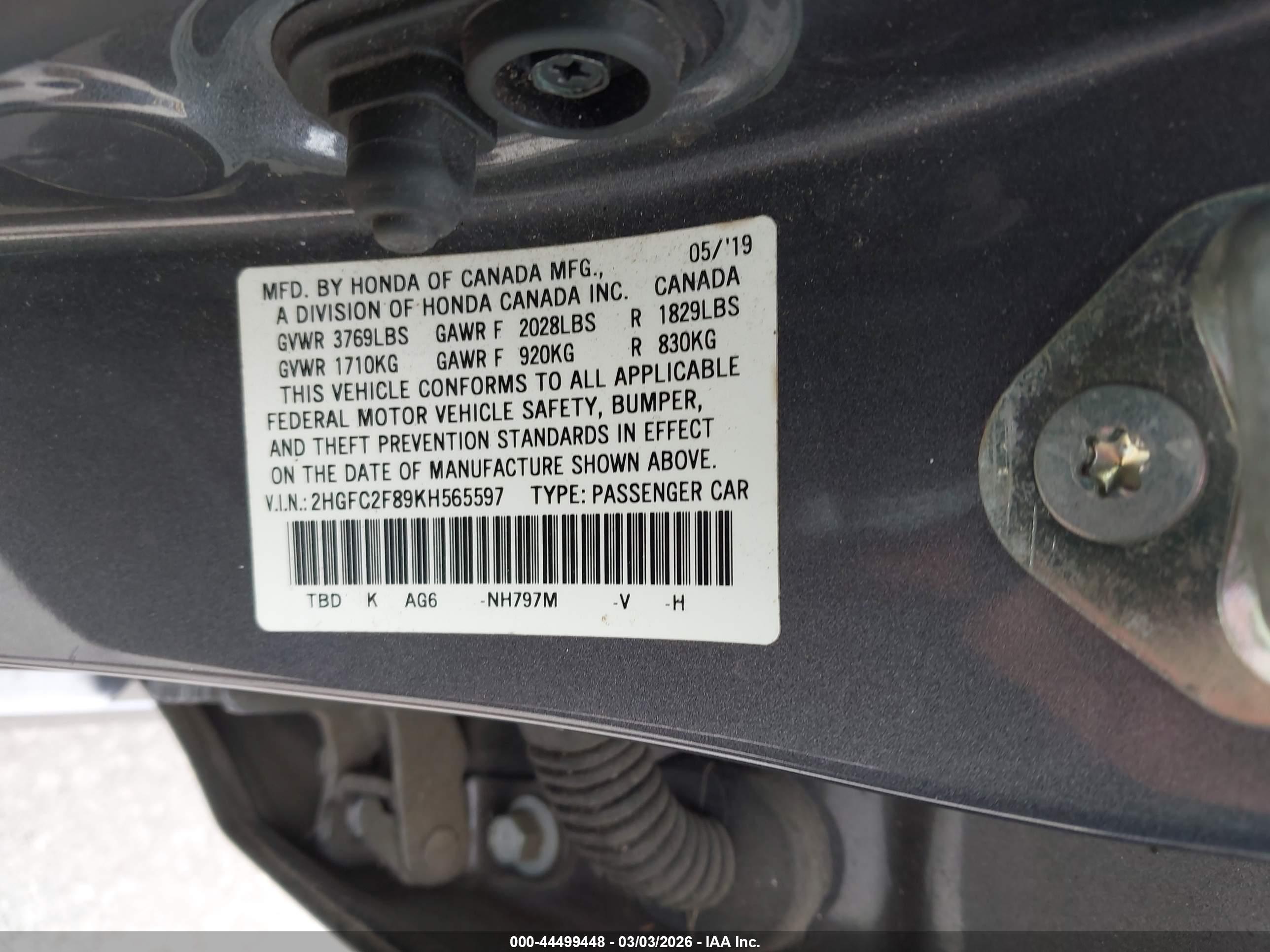 HONDA CIVIC image 9