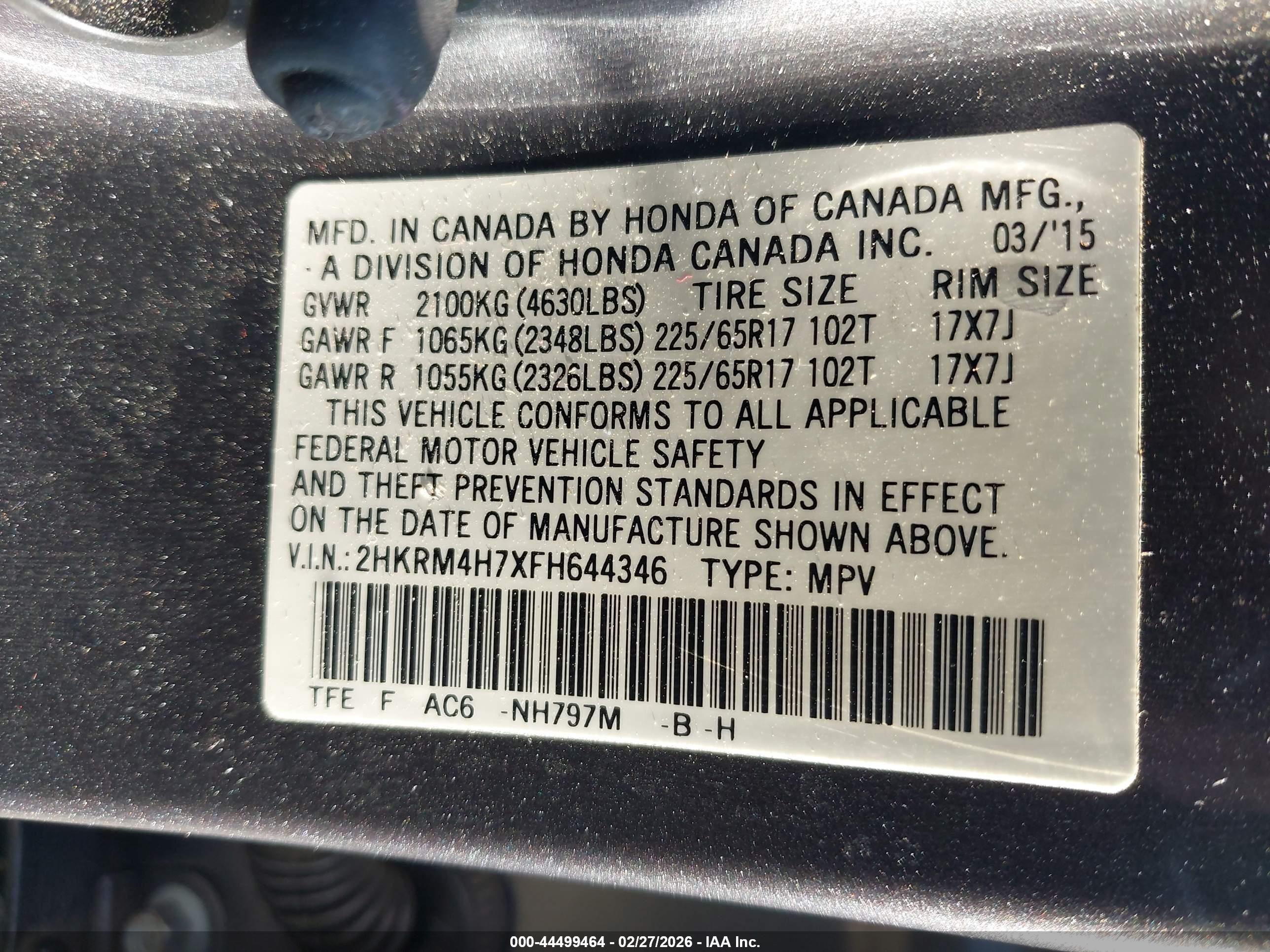 HONDA CR-V image 9