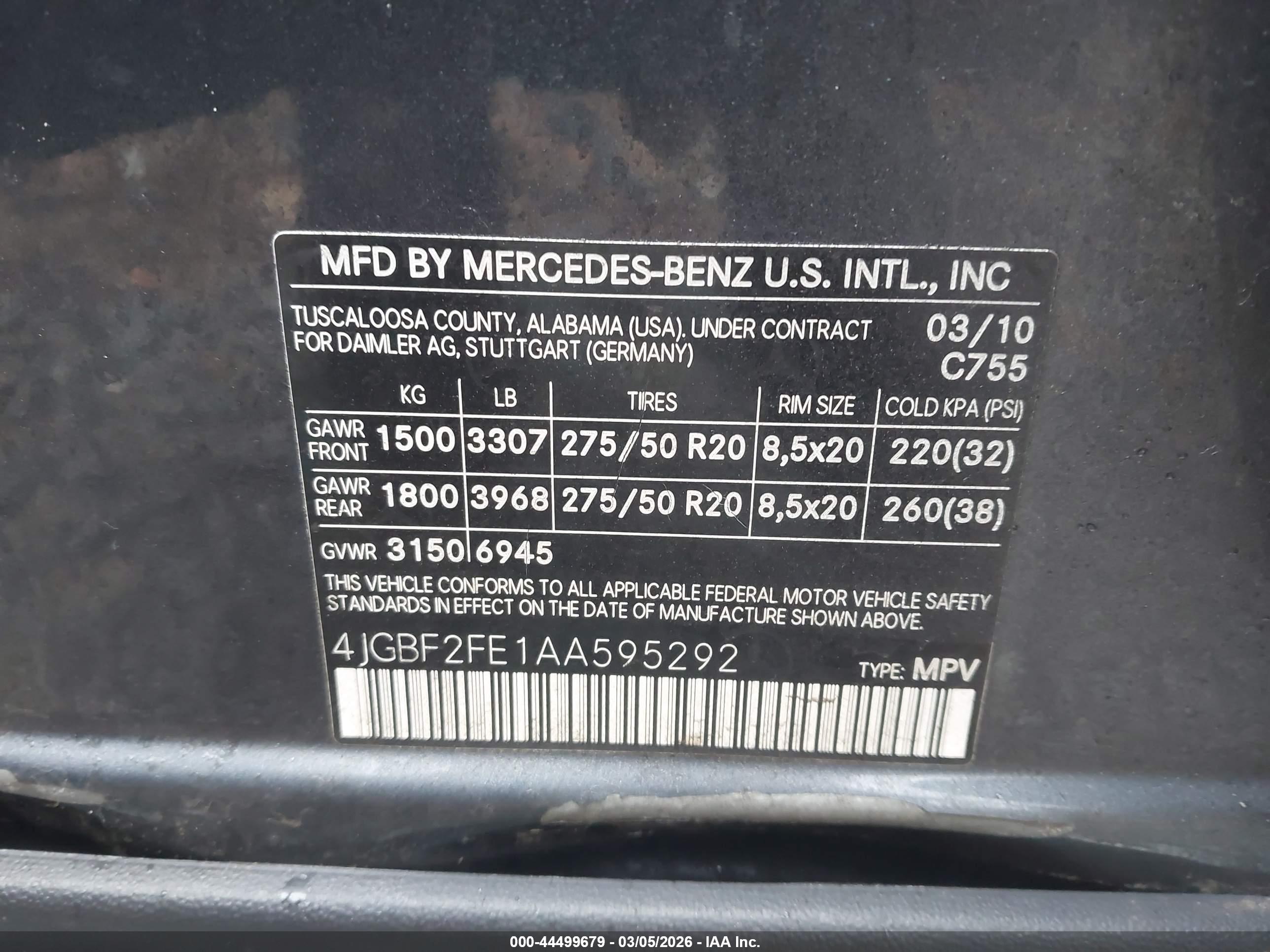 MERCEDES-BENZ GL image 9