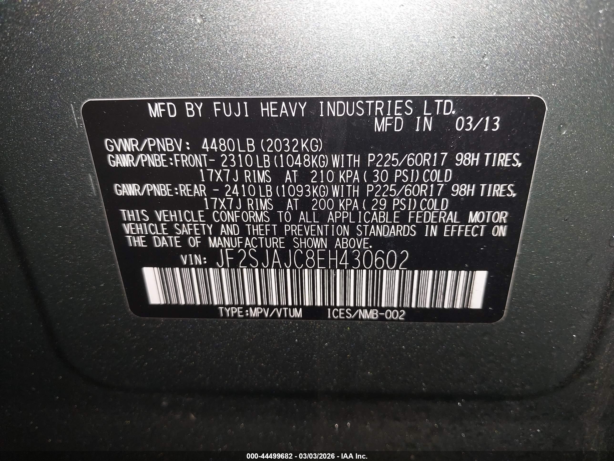 SUBARU FORESTER image 9