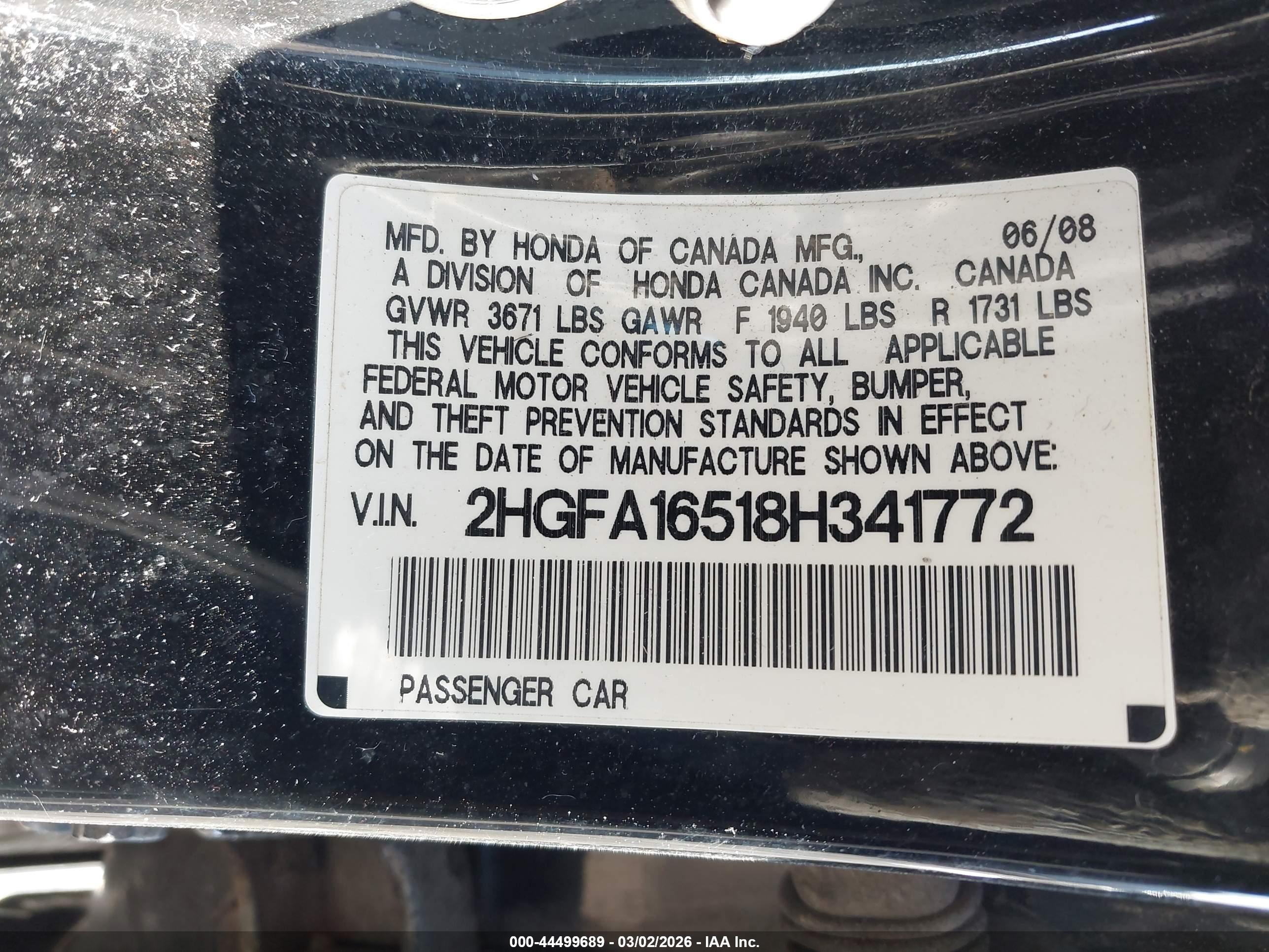HONDA CIVIC image 9
