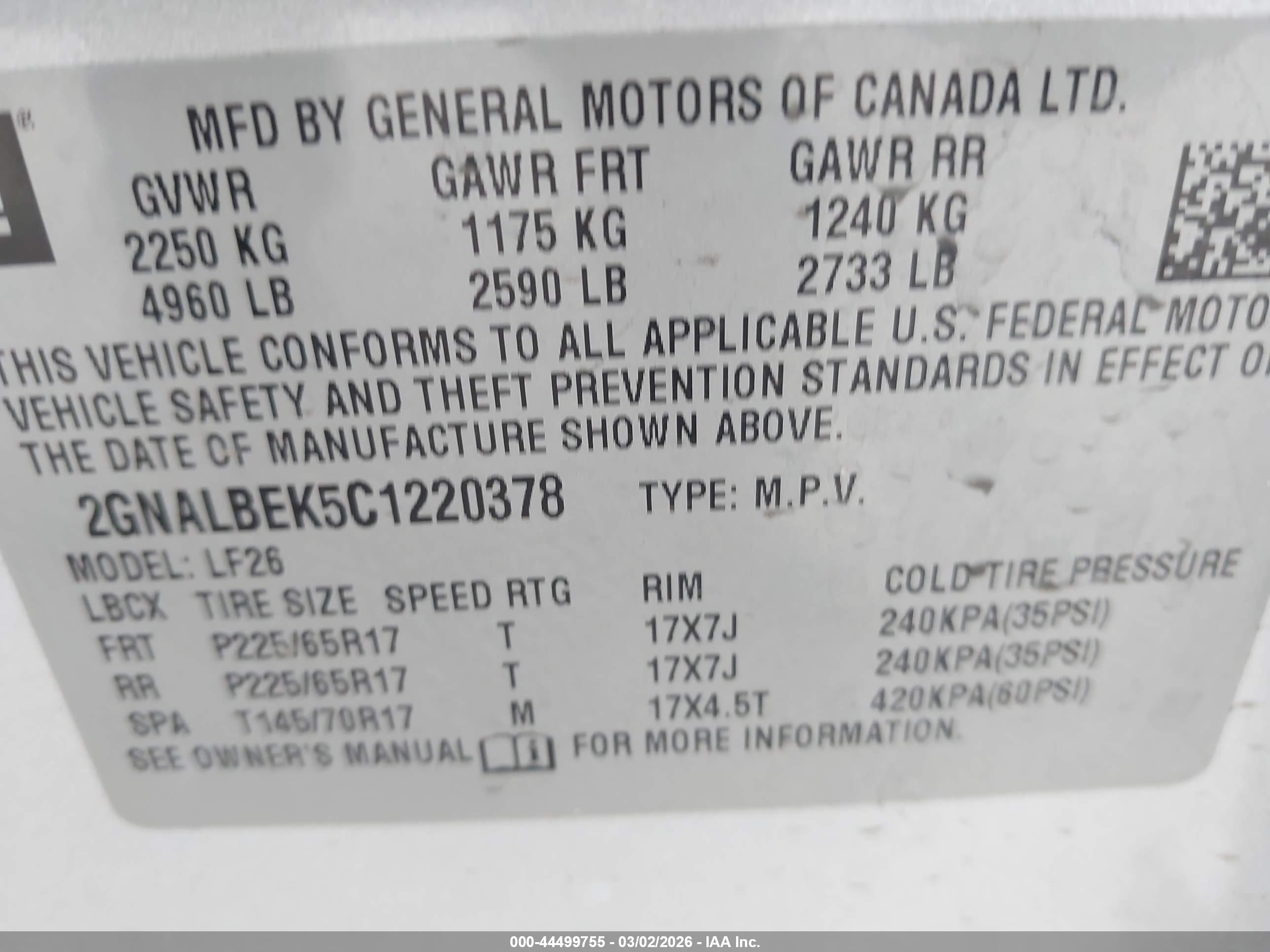 CHEVROLET EQUINOX image 9