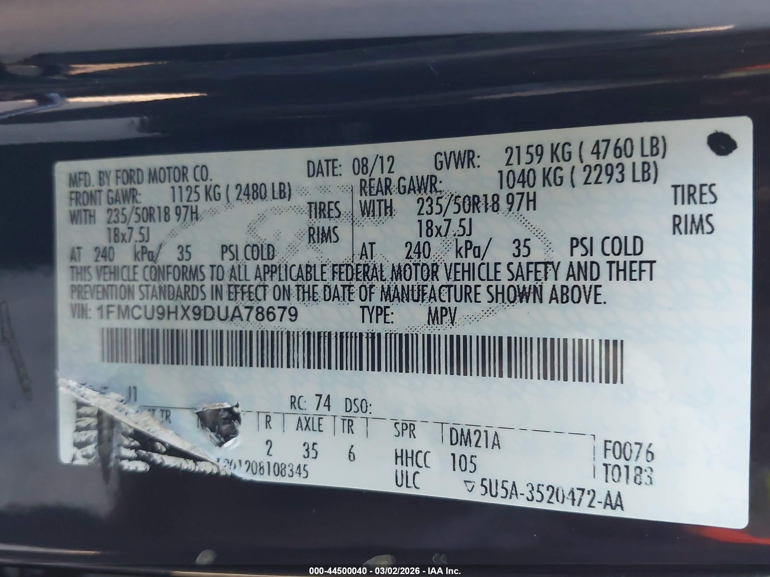 FORD ESCAPE image 9