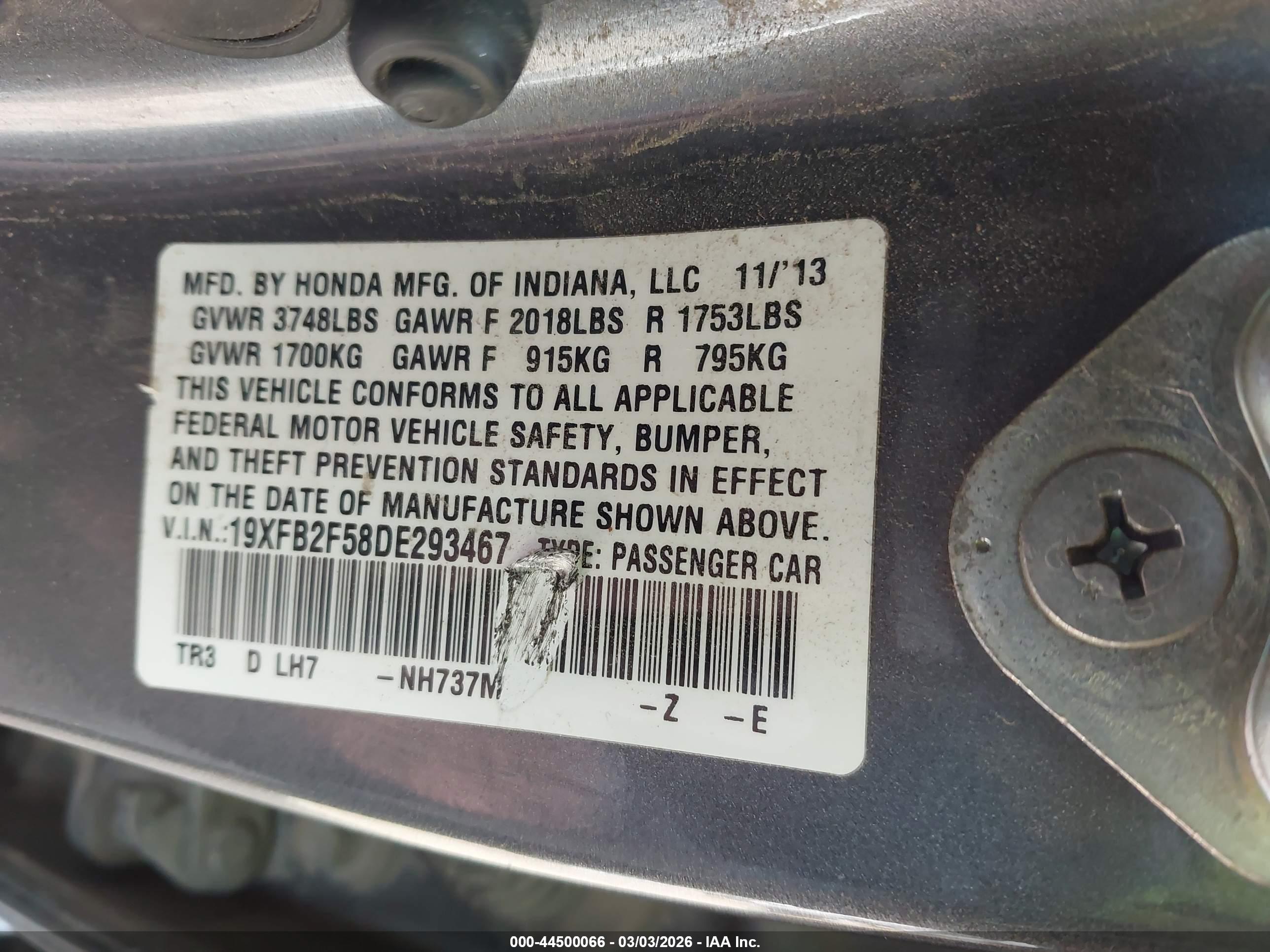 HONDA CIVIC image 9