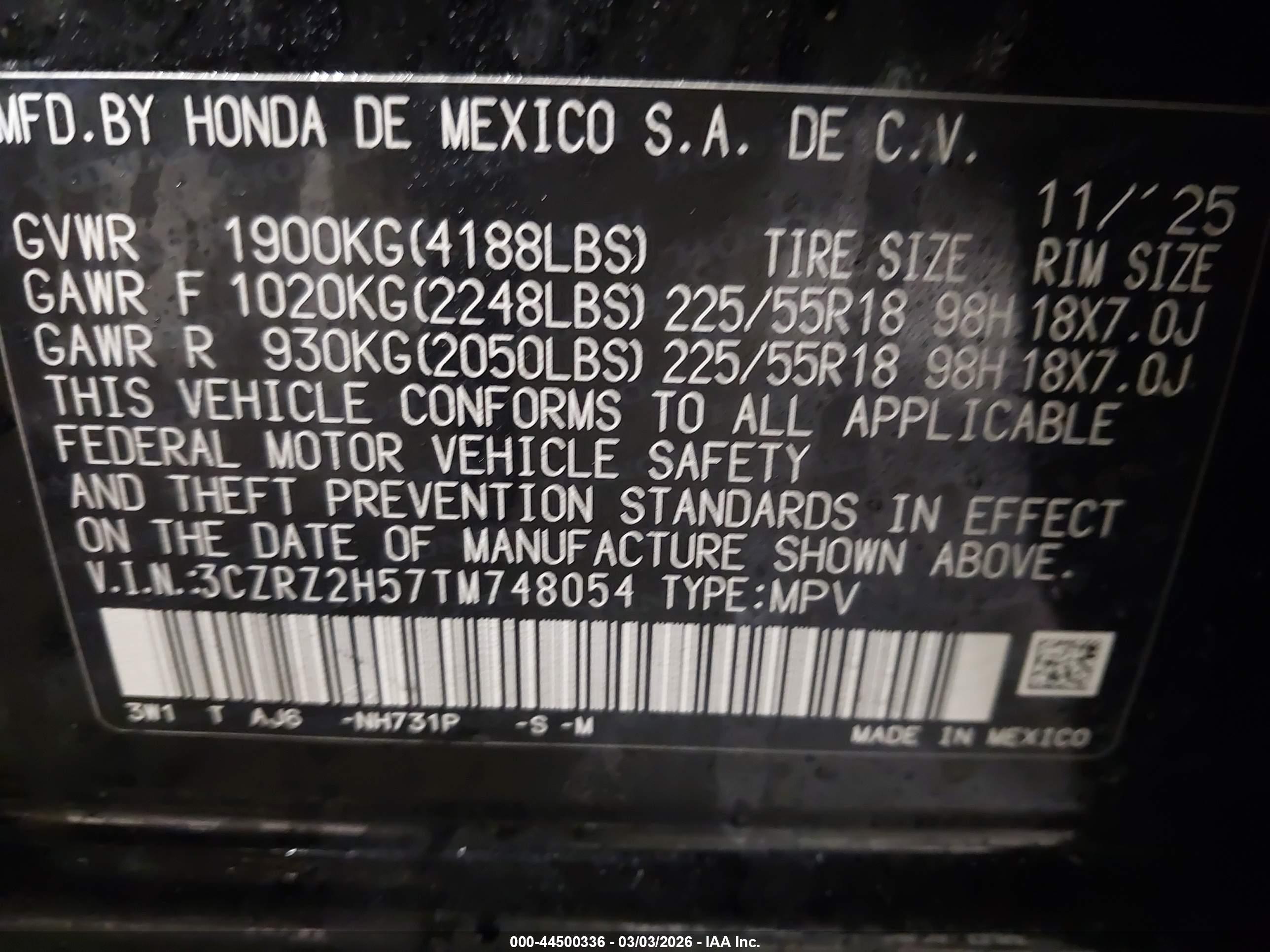 HONDA HR-V image 9