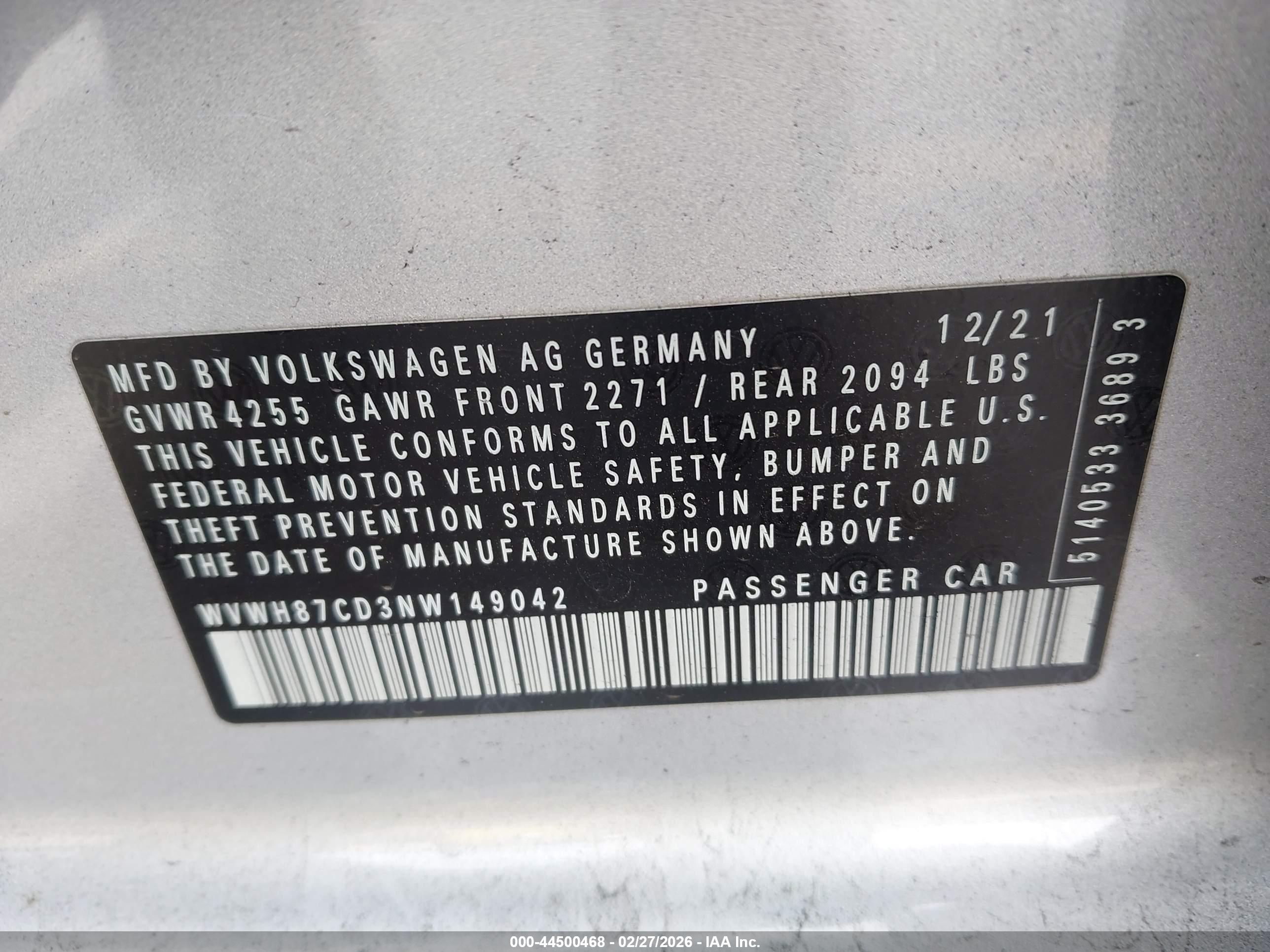 VOLKSWAGEN GOLF image 9