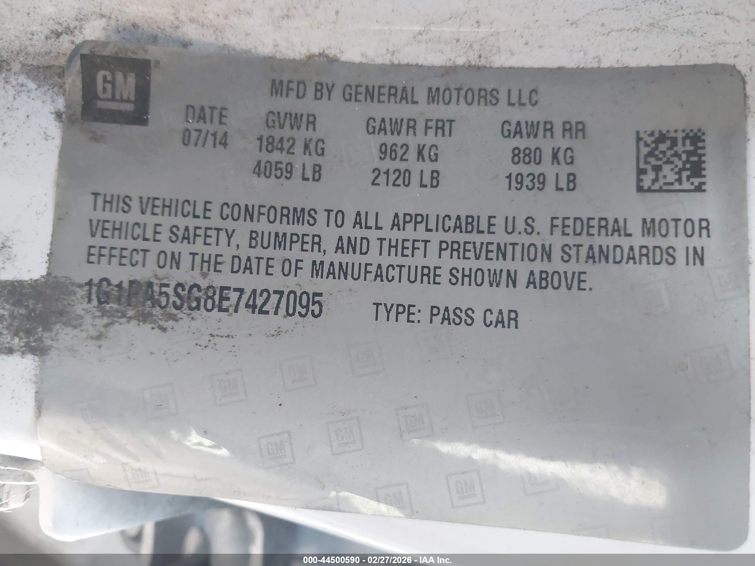 CHEVROLET CRUZE image 9