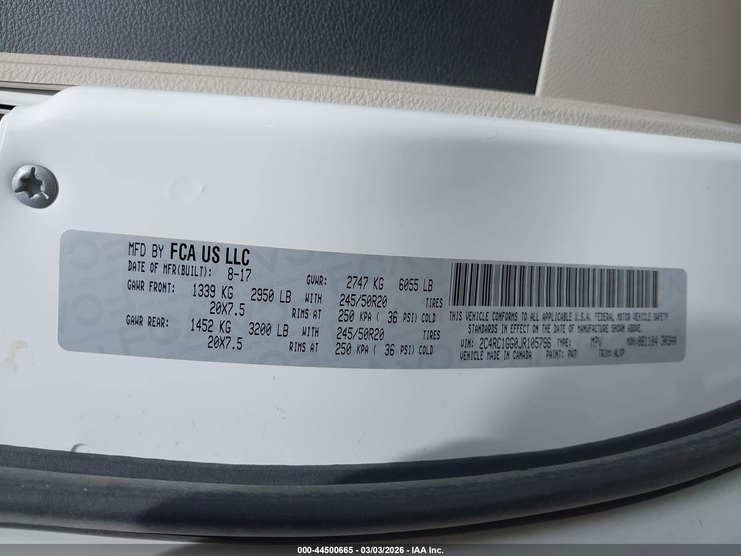CHRYSLER PACIFICA image 9