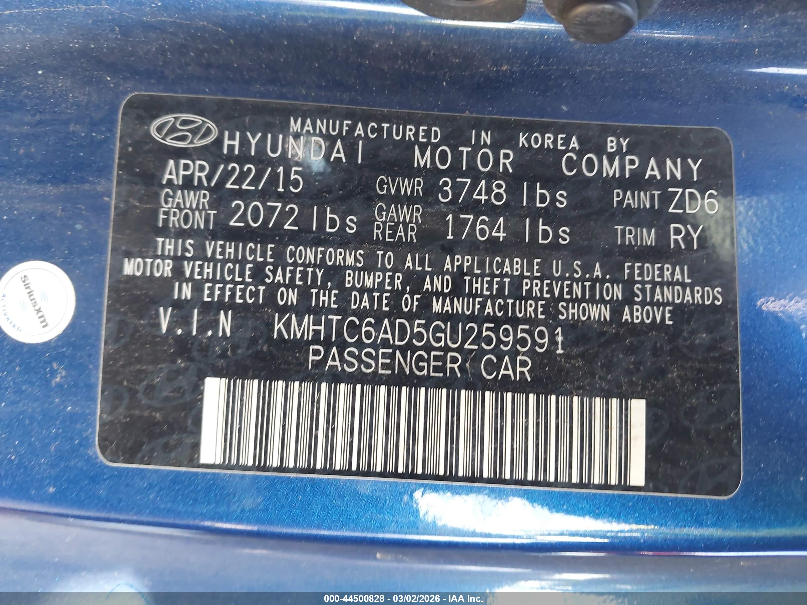 HYUNDAI VELOSTER image 9