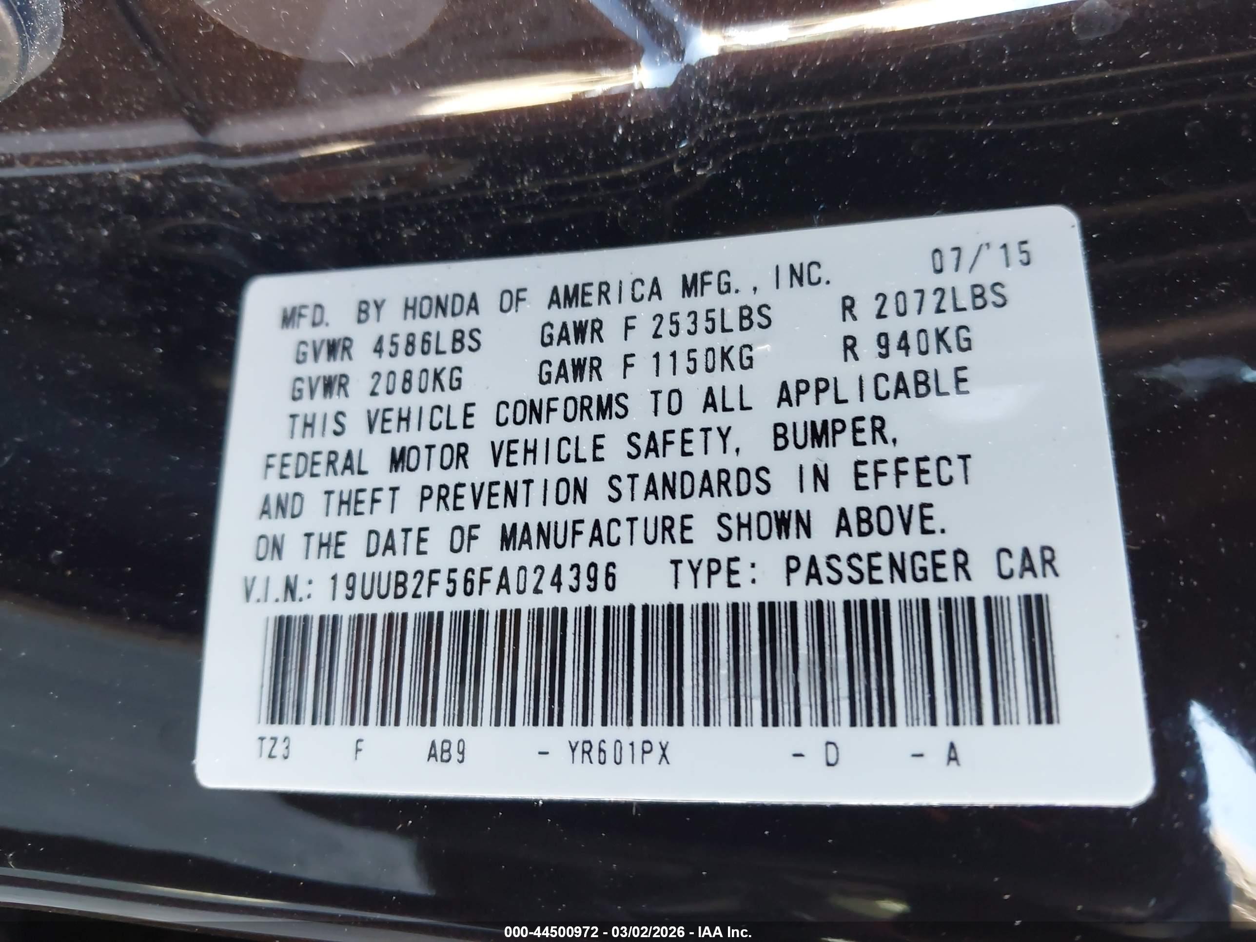 ACURA TLX image 9