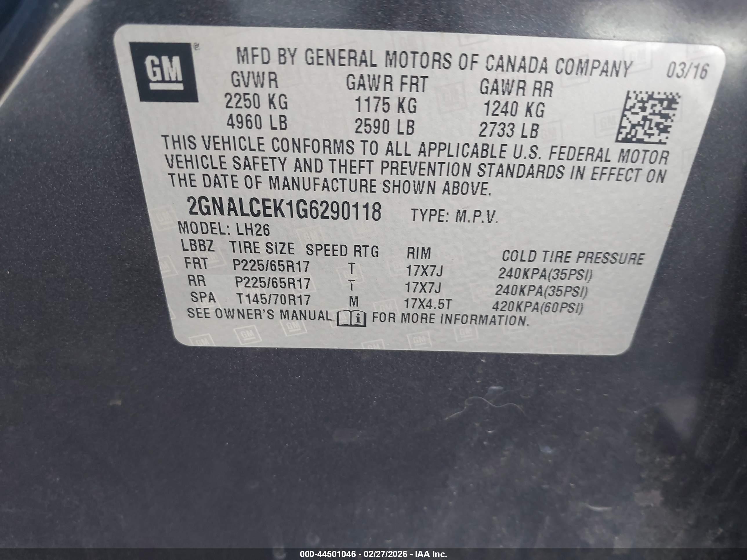 CHEVROLET EQUINOX image 9