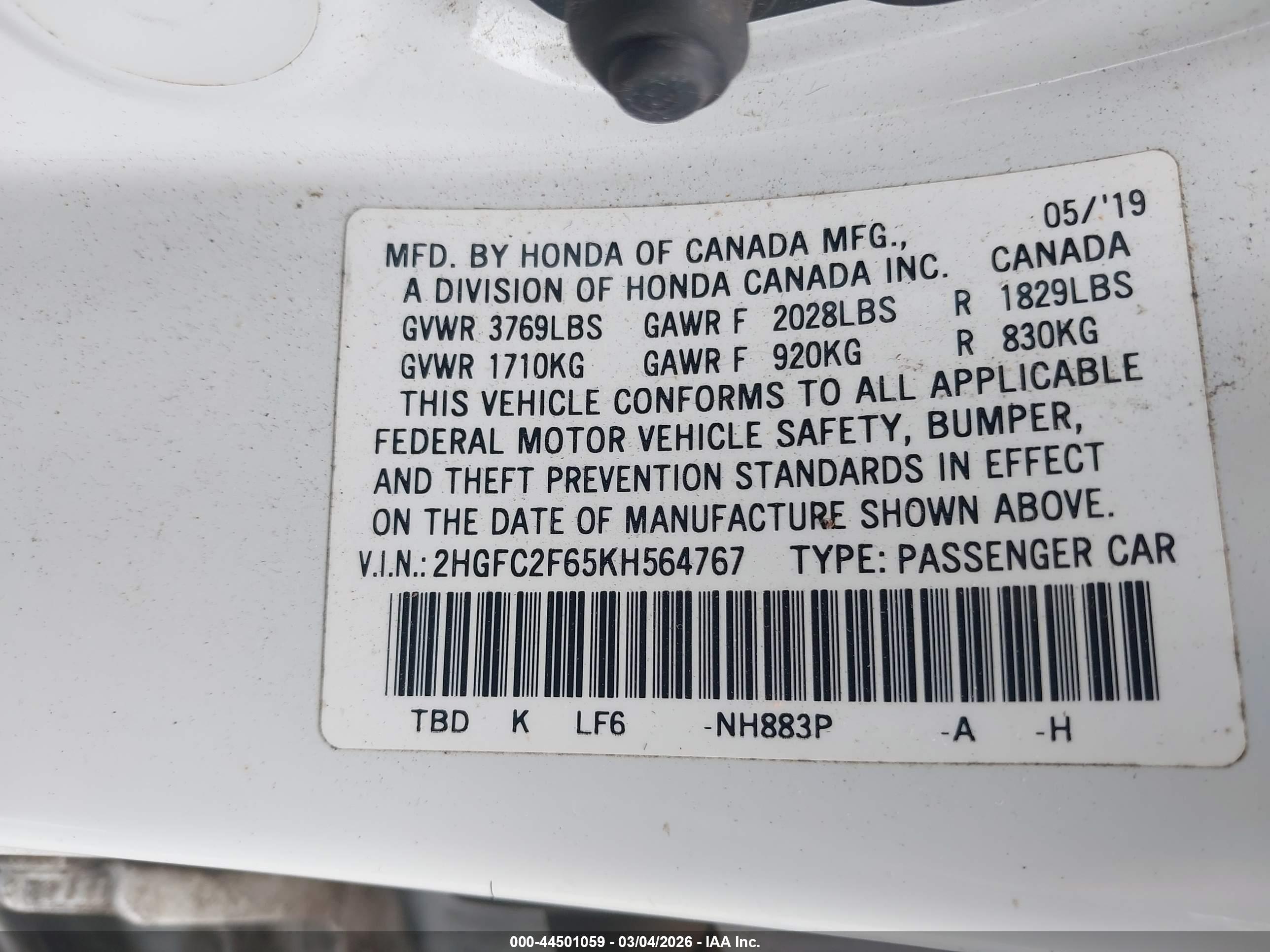 HONDA CIVIC image 9