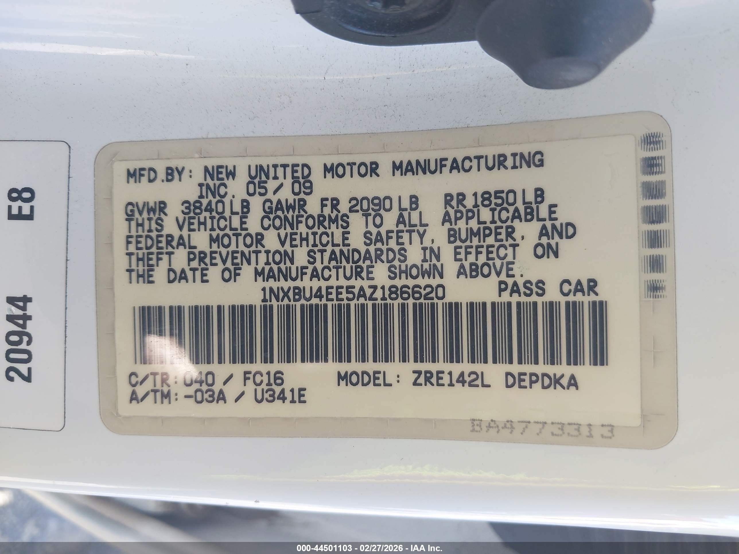 TOYOTA COROLLA image 9