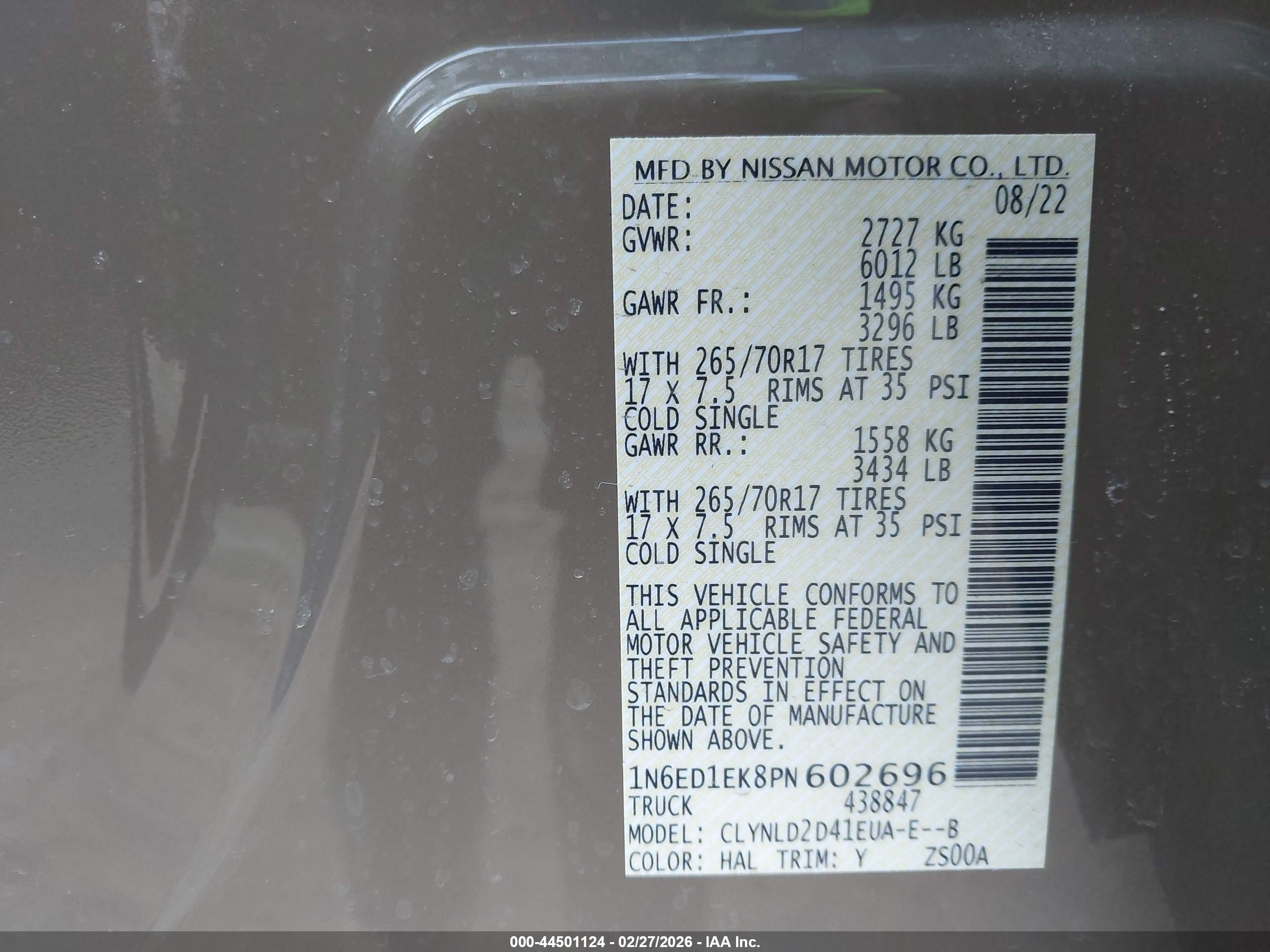 NISSAN FRONTIER image 9