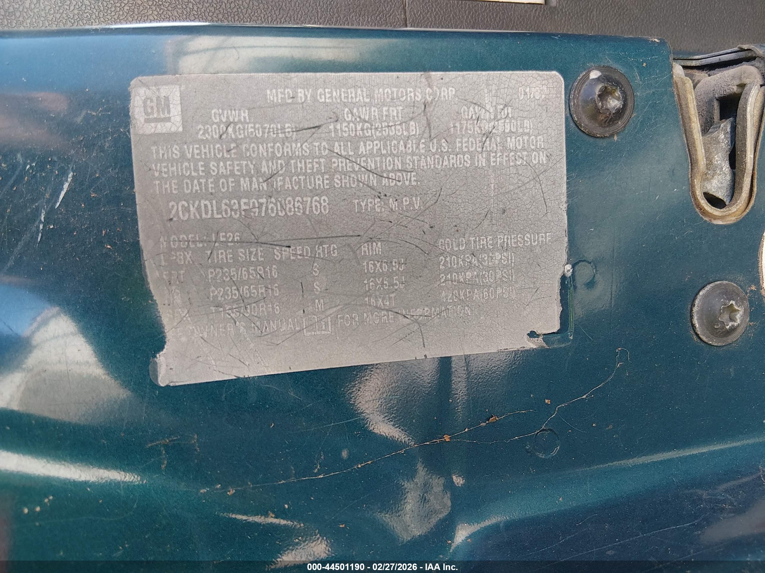 PONTIAC TORRENT image 9