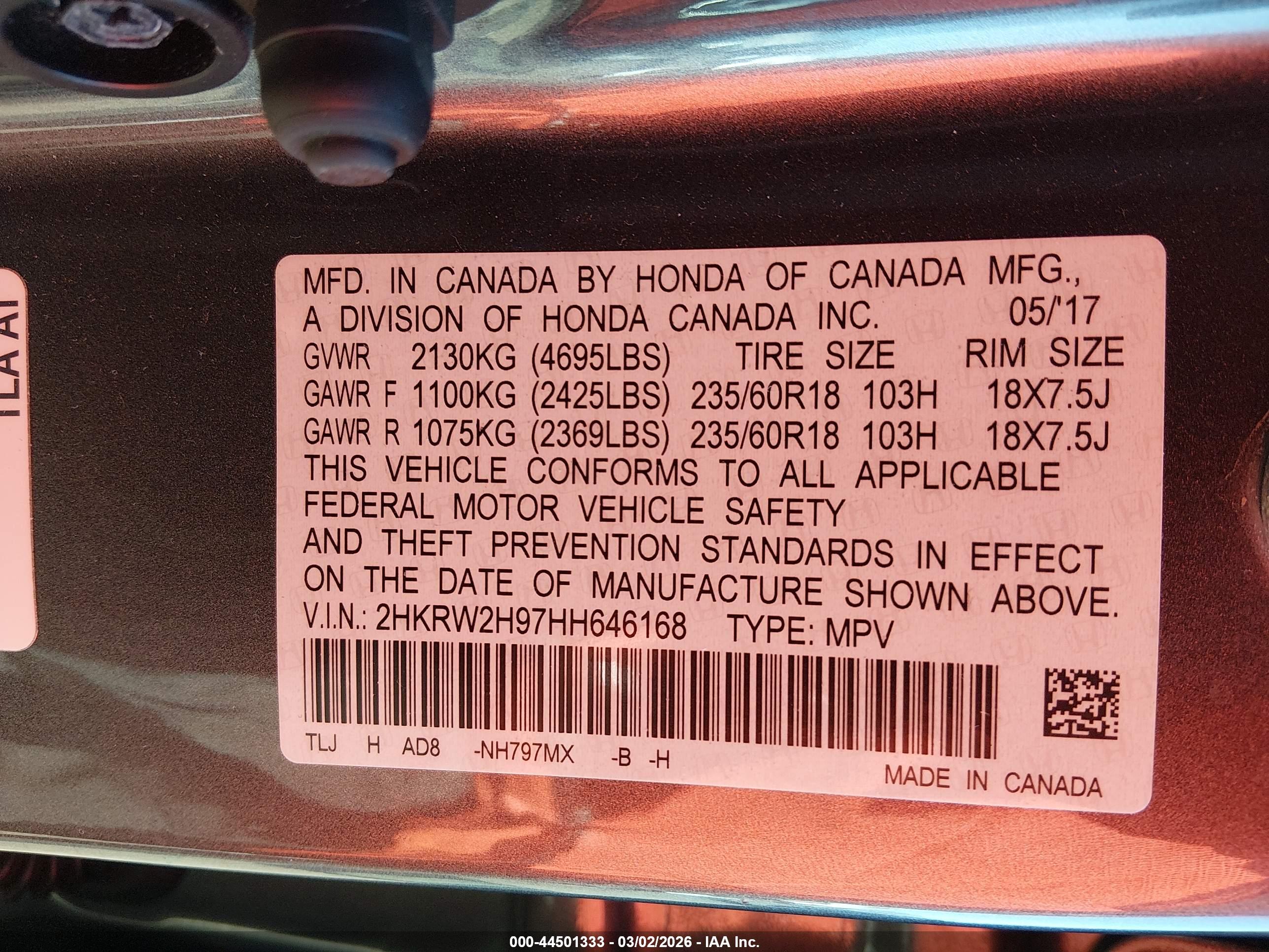 HONDA CR-V image 9