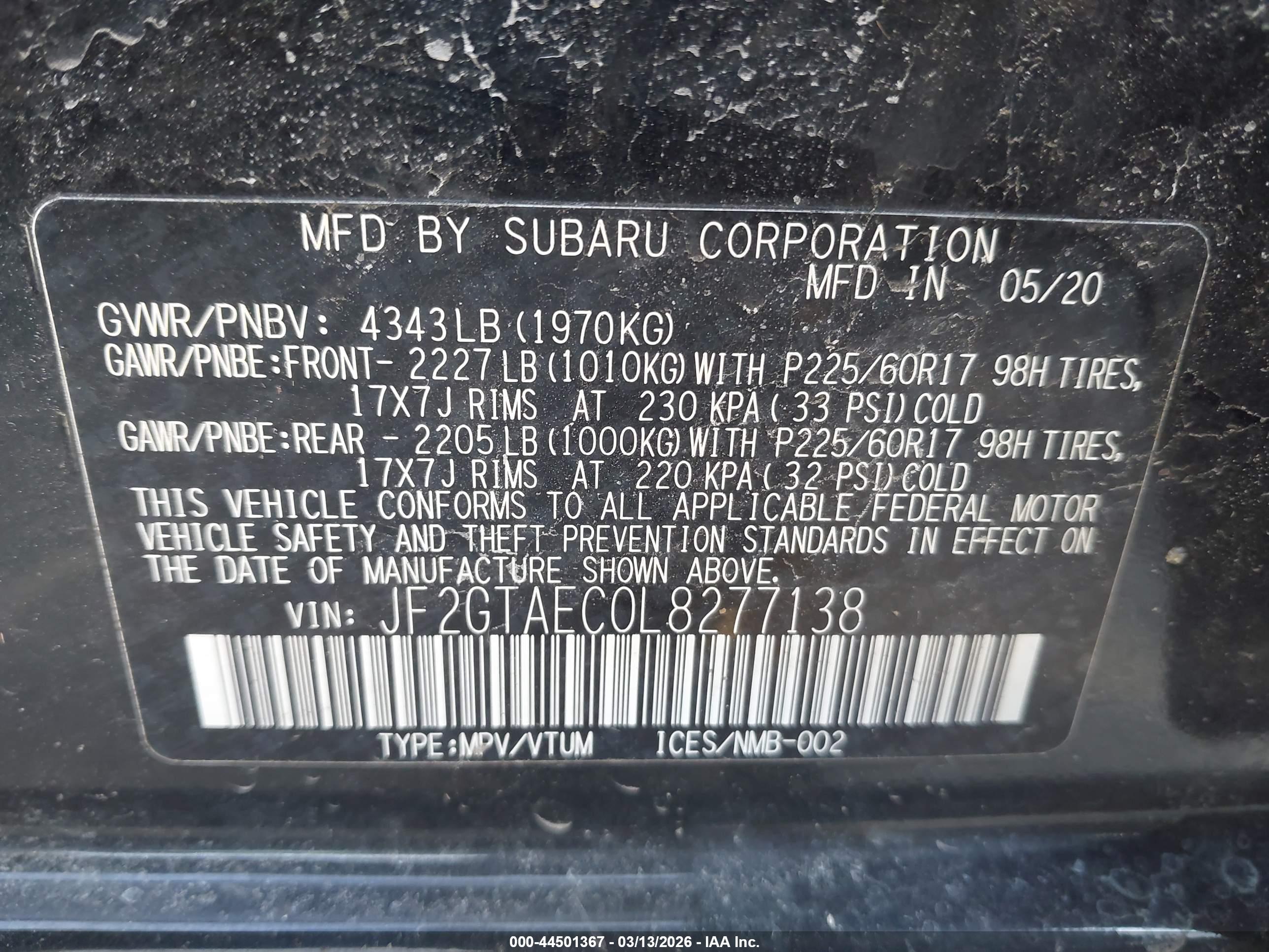 SUBARU CROSSTREK image 9